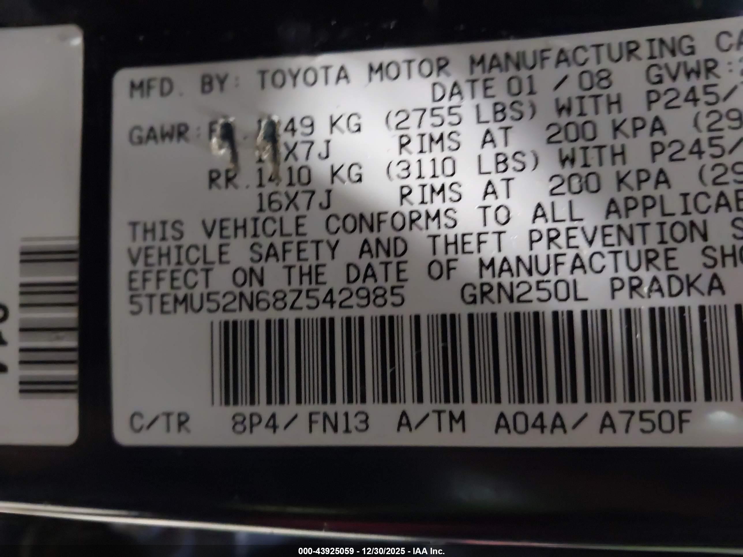 TOYOTA TACOMA image 9