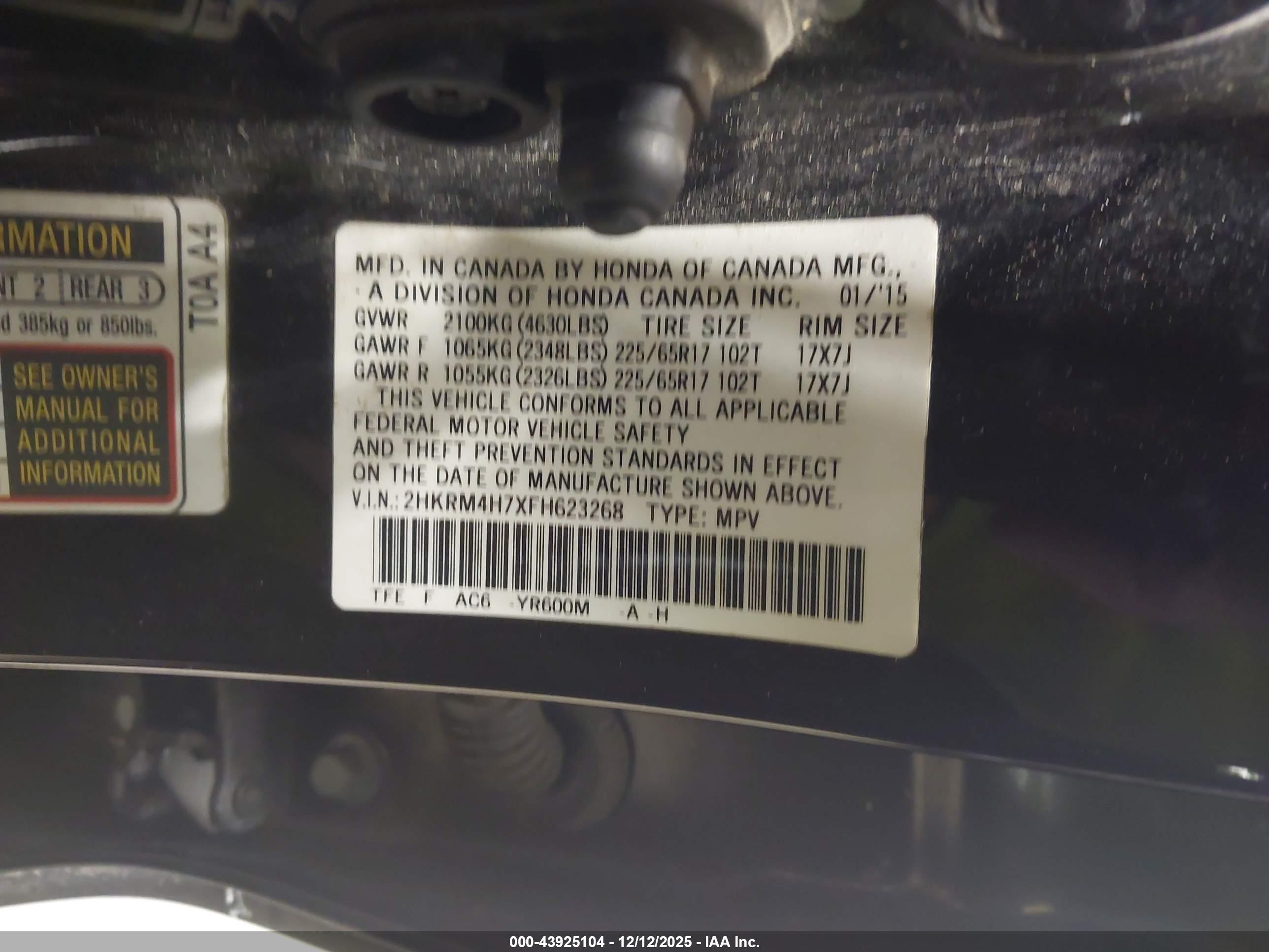 HONDA CR-V image 9