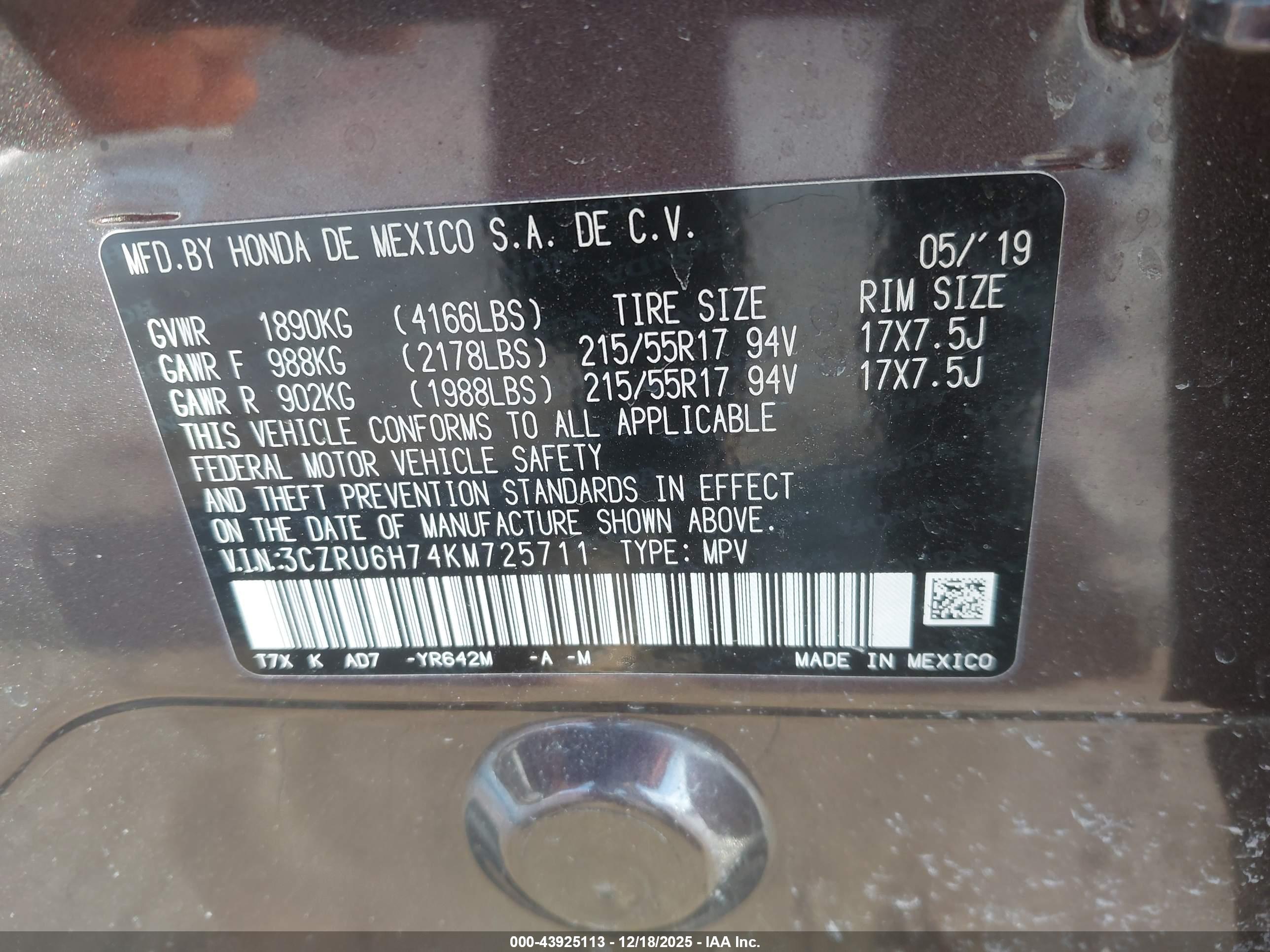 HONDA HR-V image 9