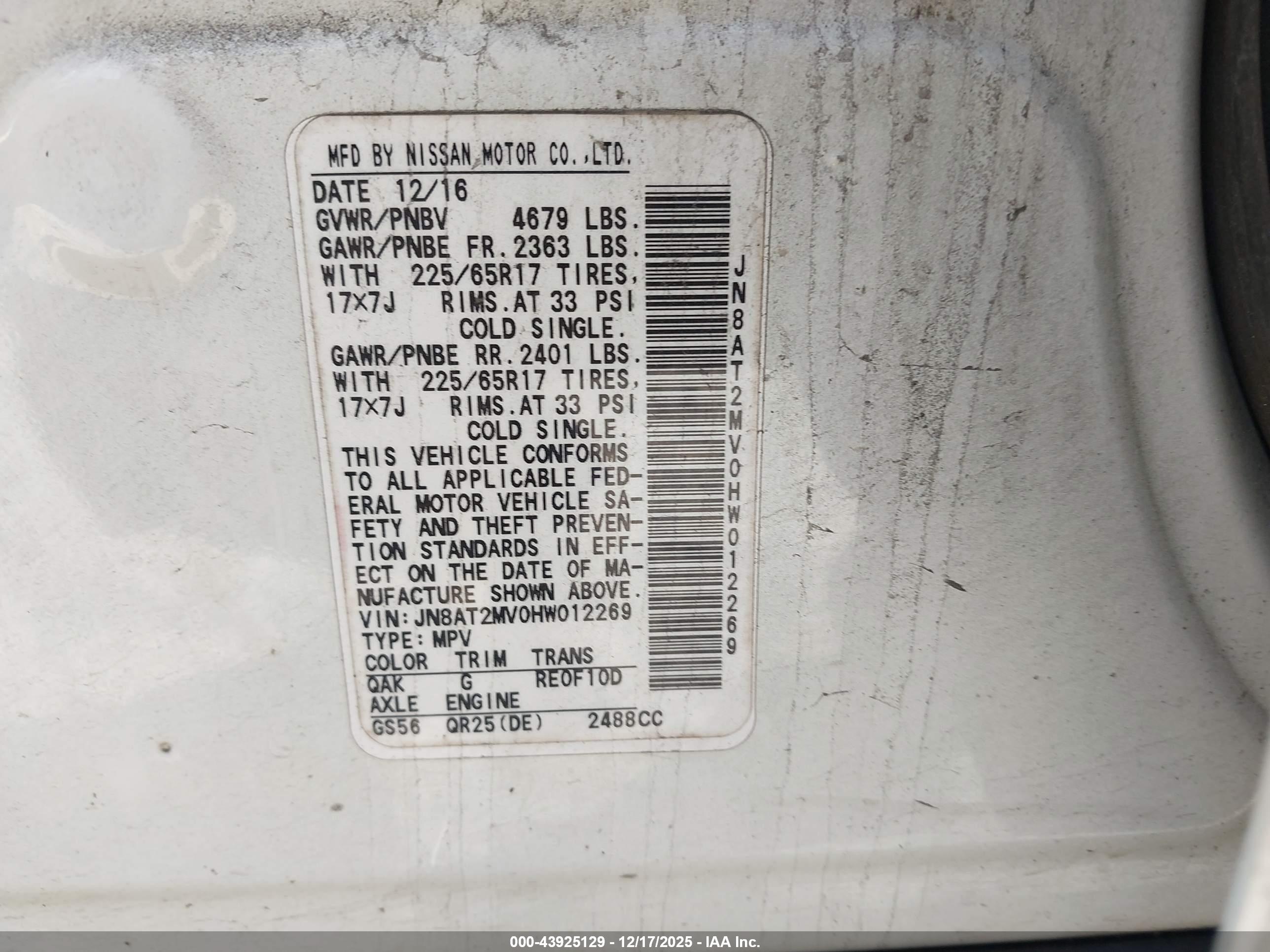 NISSAN ROGUE image 9