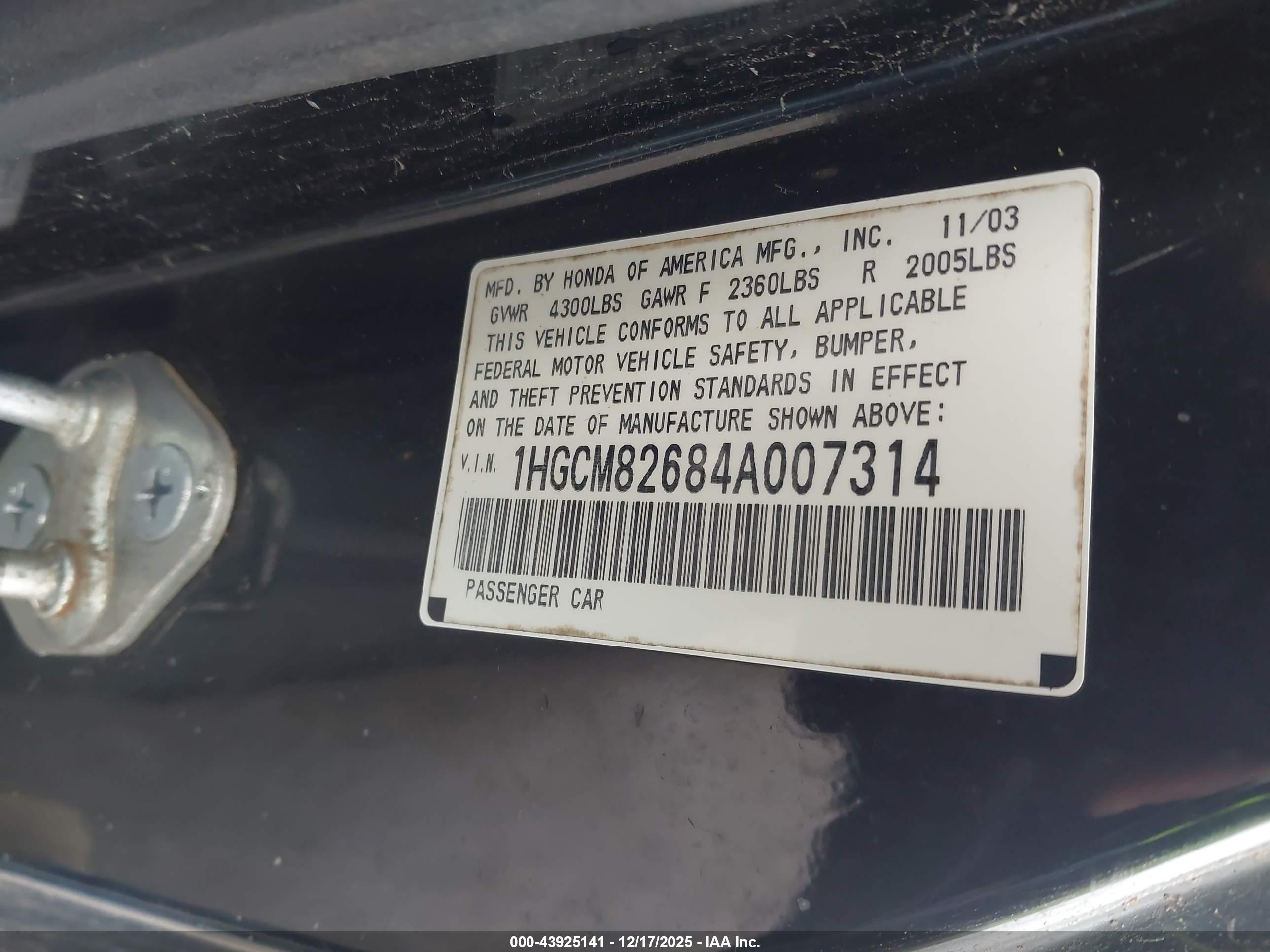 HONDA ACCORD image 9