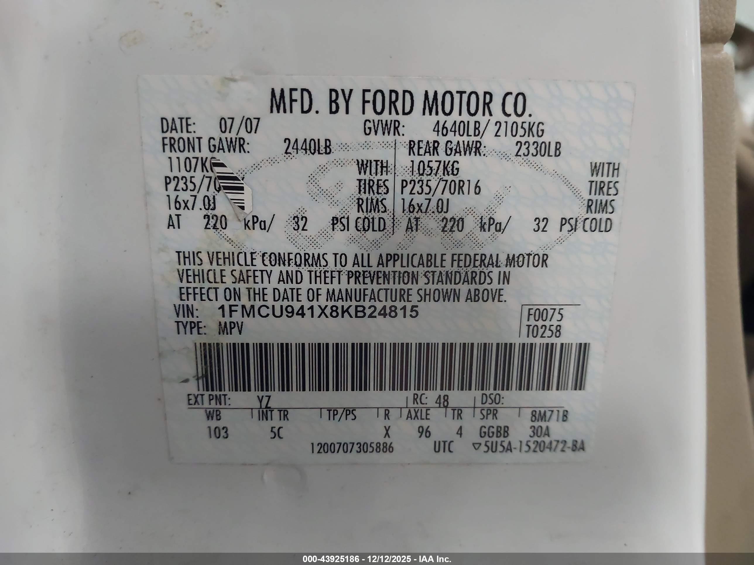 FORD ESCAPE image 9