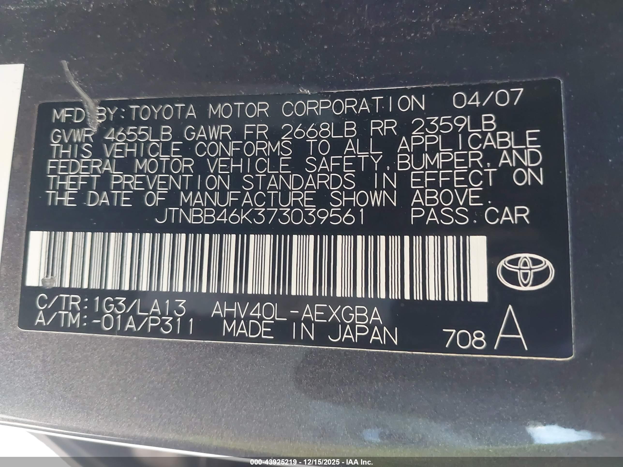 TOYOTA CAMRY image 9