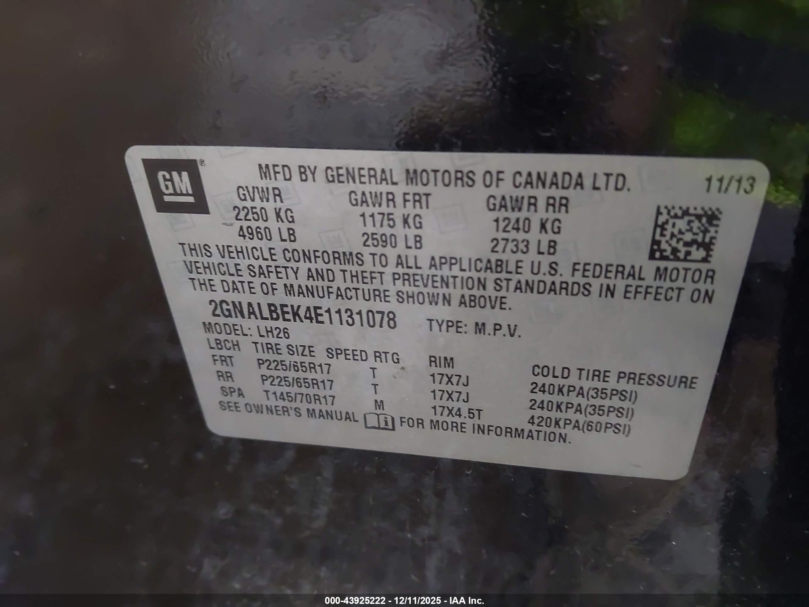 CHEVROLET EQUINOX image 9