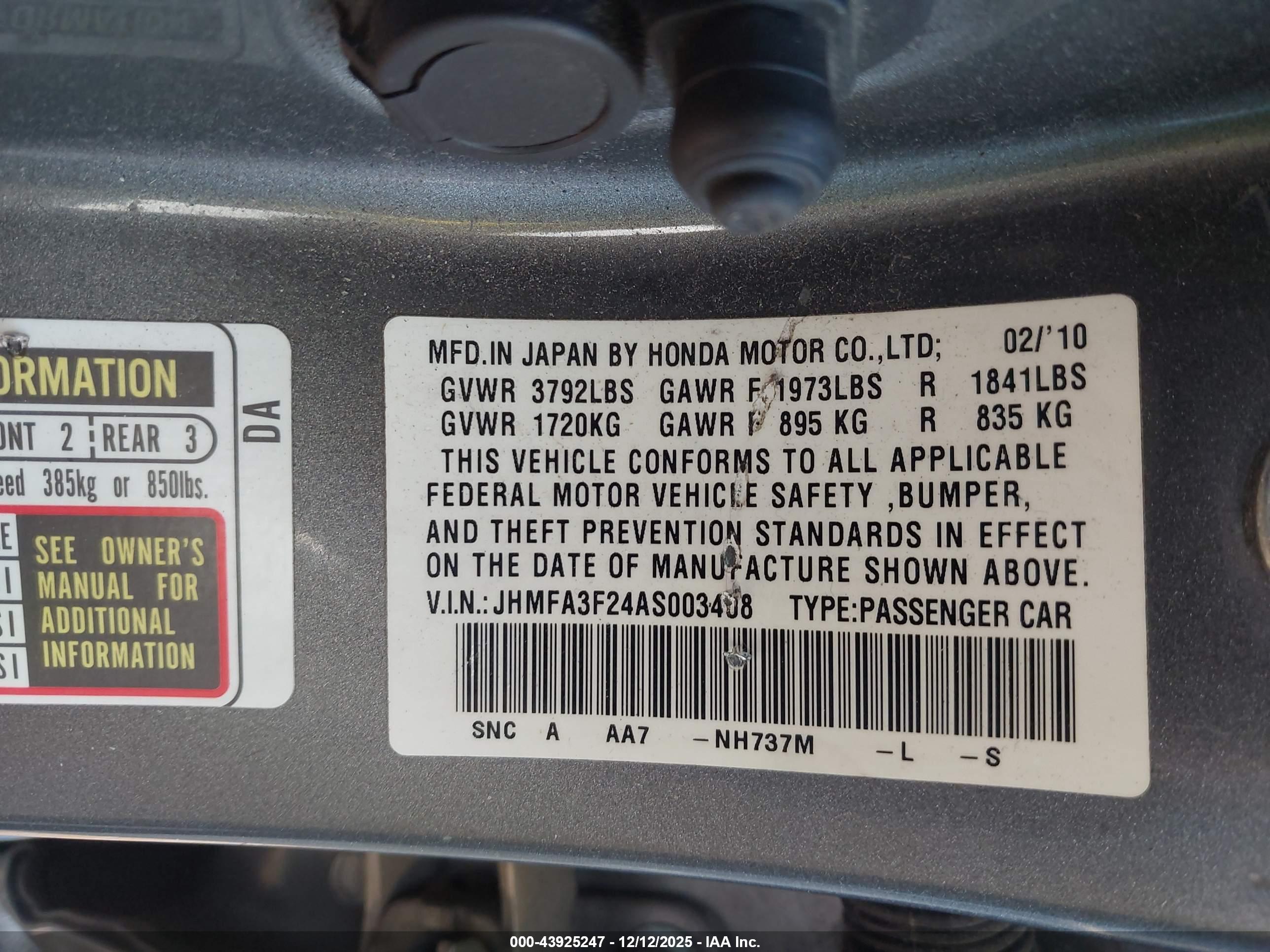 HONDA CIVIC image 9