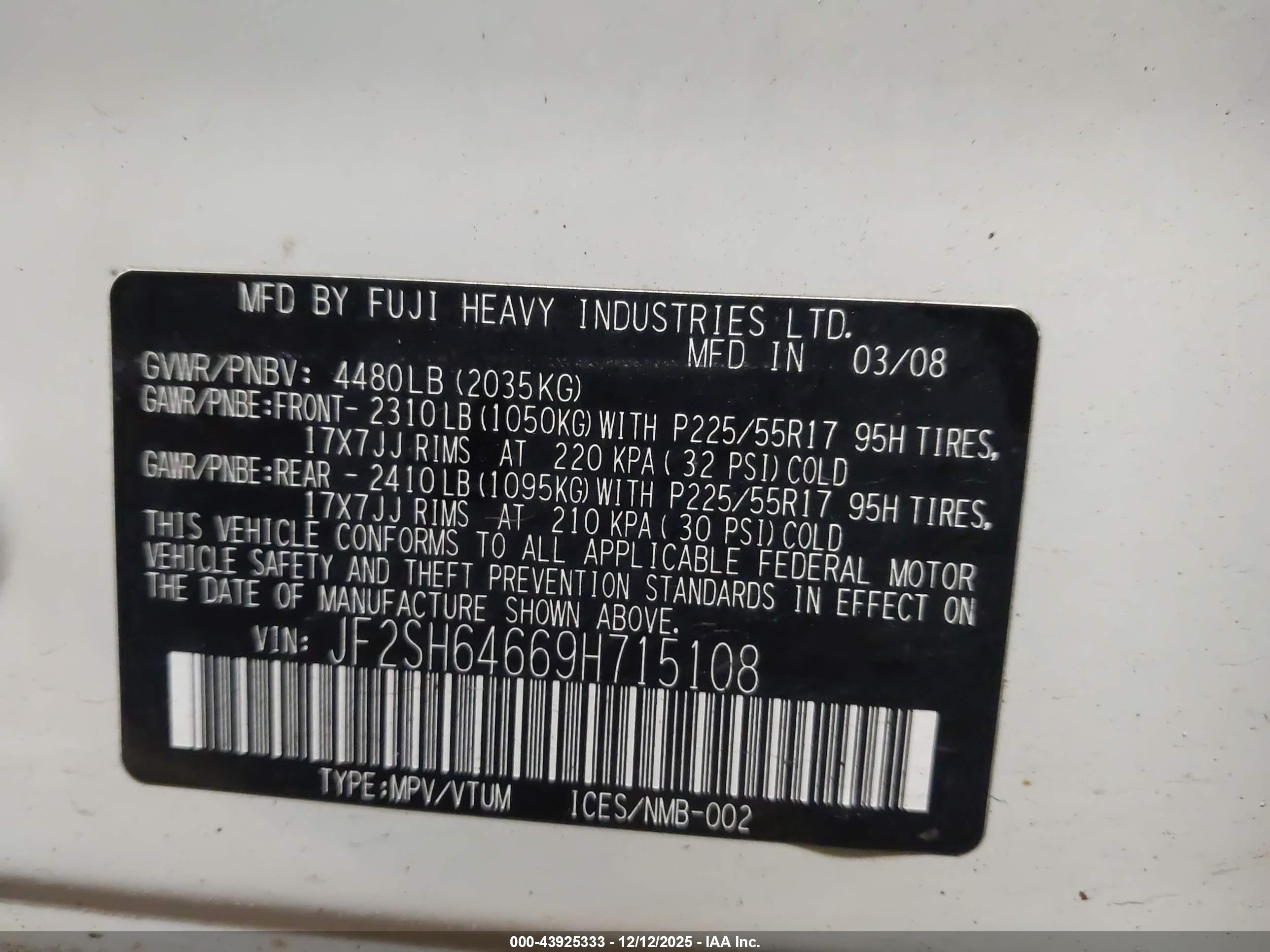 SUBARU FORESTER image 9