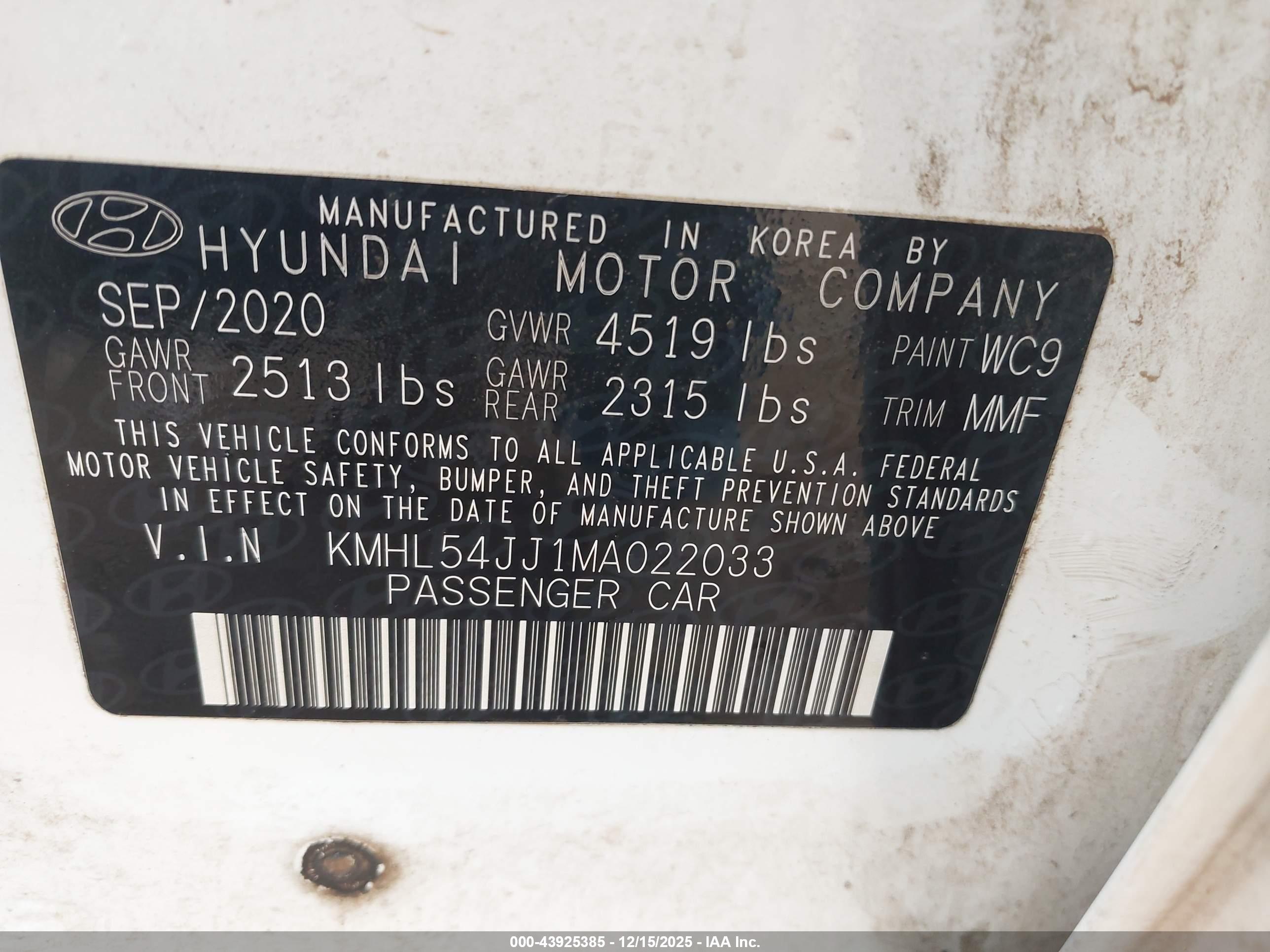HYUNDAI SONATA image 9