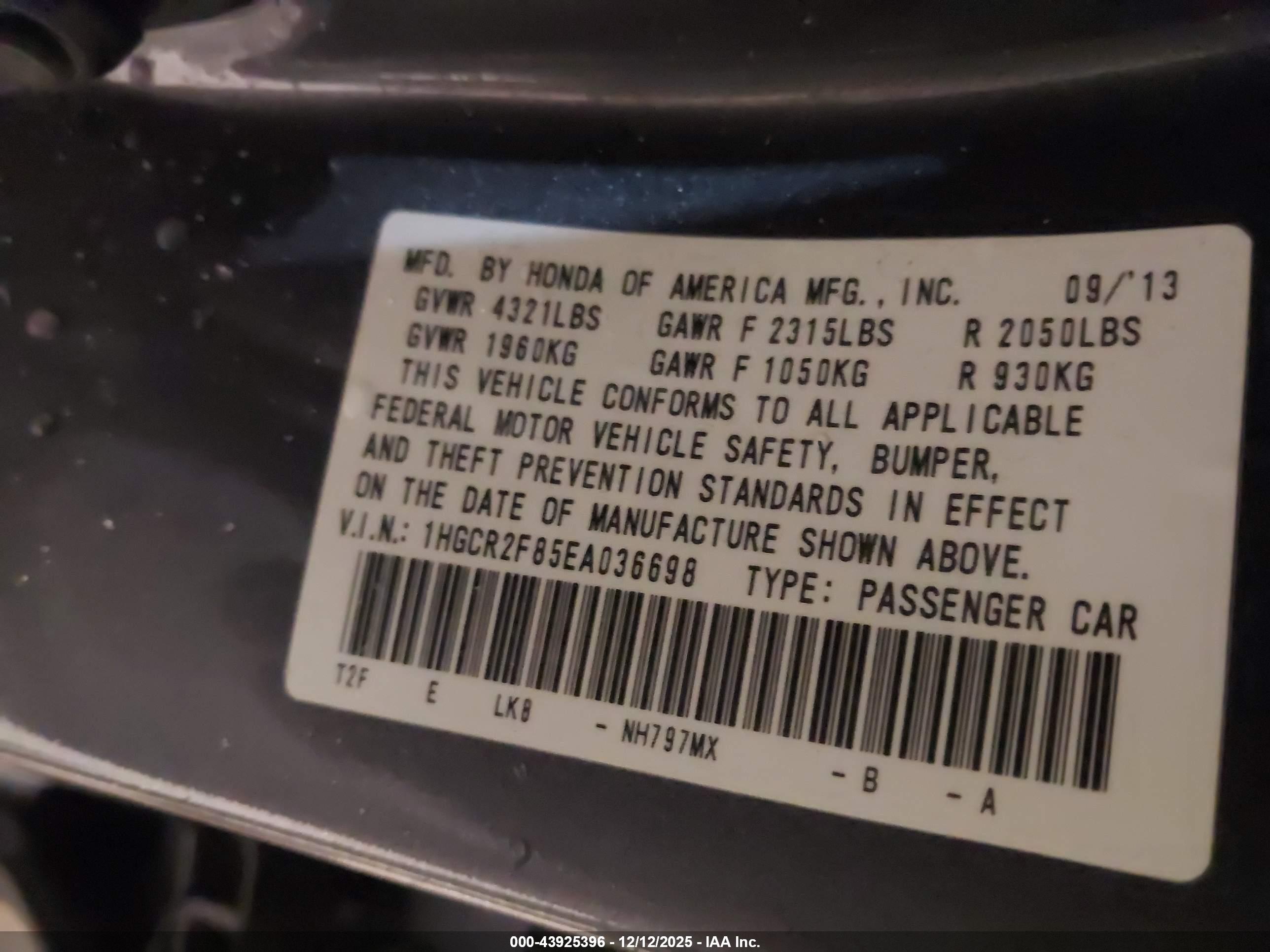 HONDA ACCORD image 9