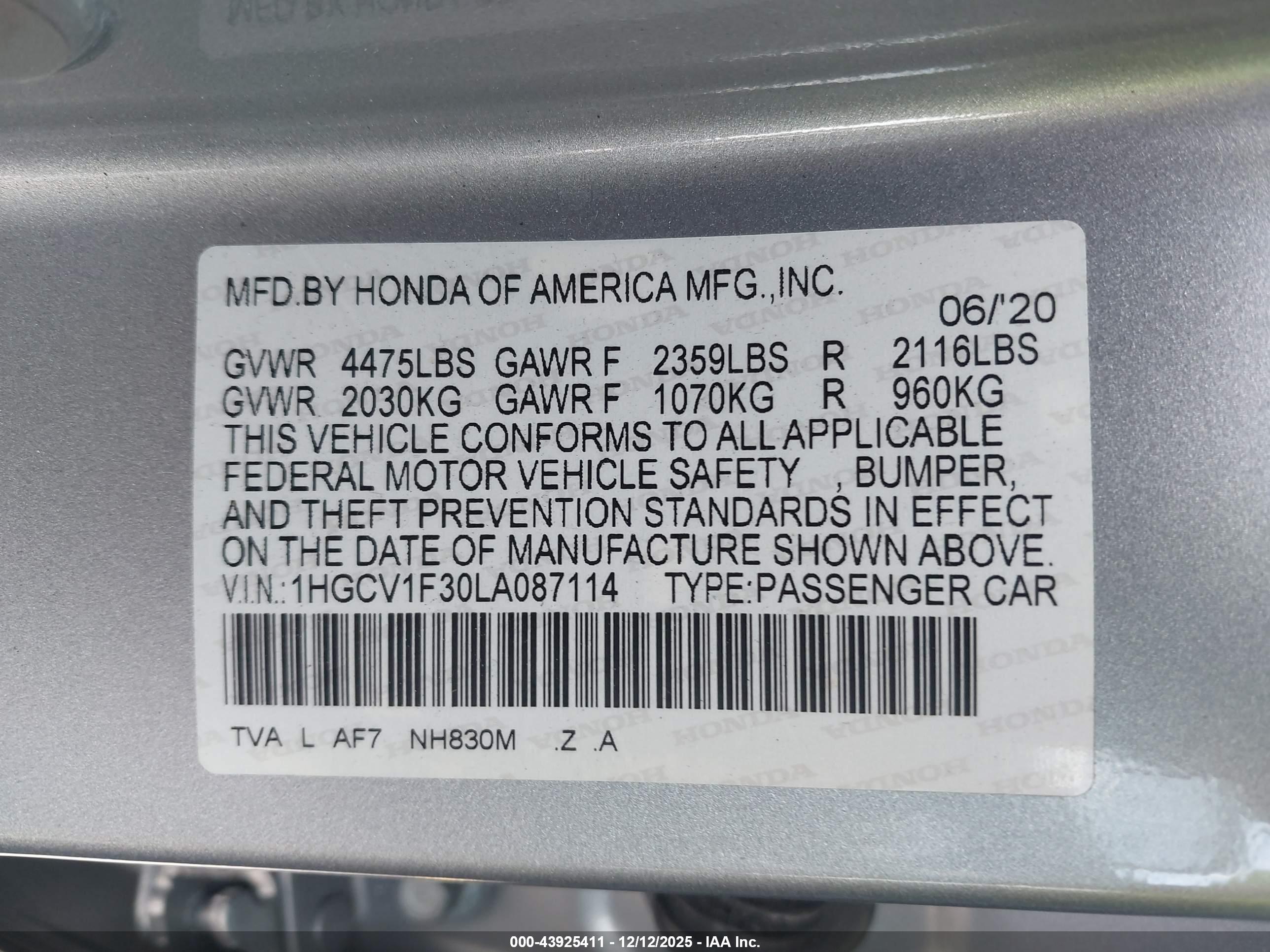 HONDA ACCORD image 9