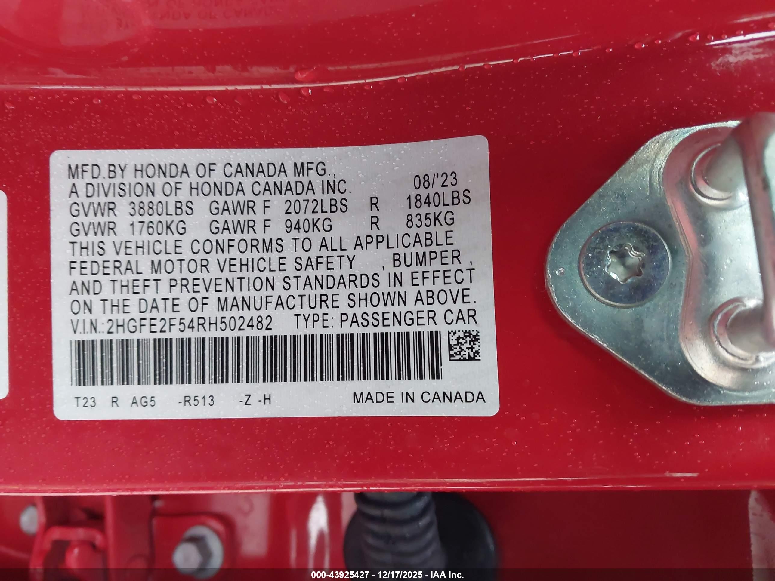 HONDA CIVIC image 9