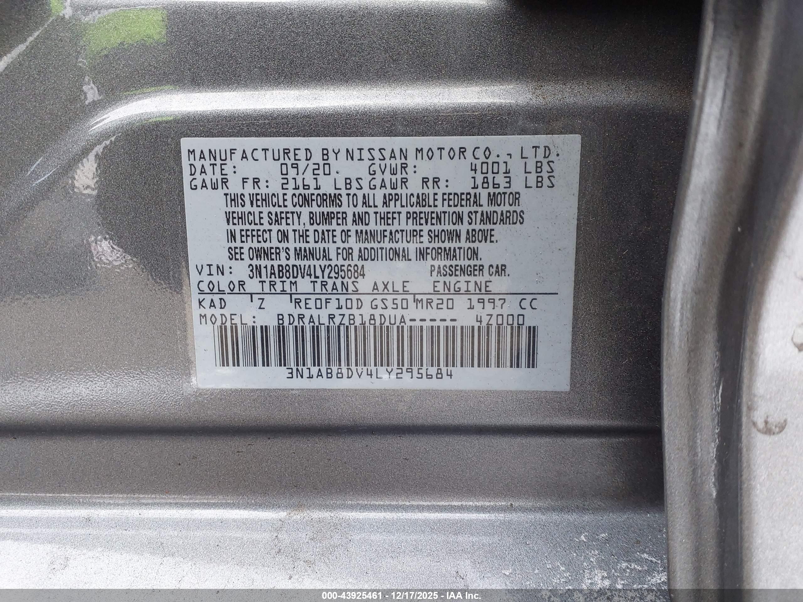 NISSAN SENTRA image 9
