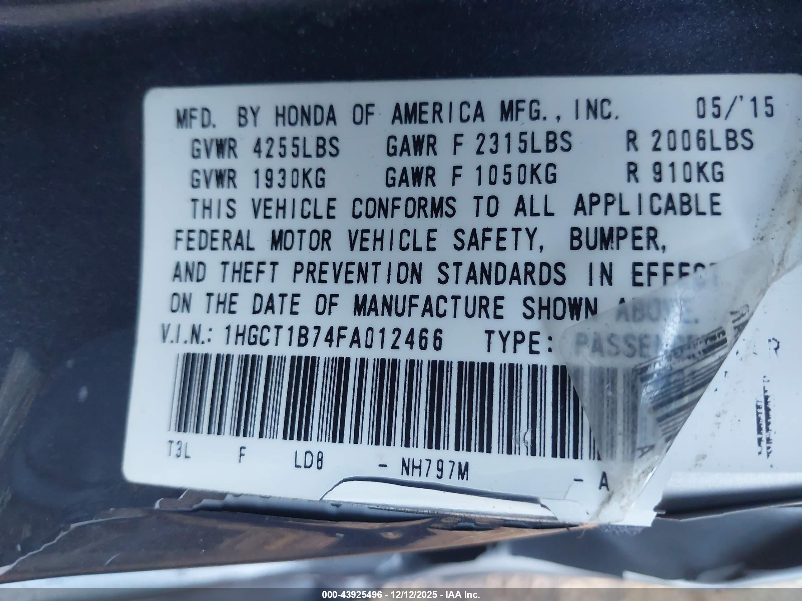 HONDA ACCORD image 9