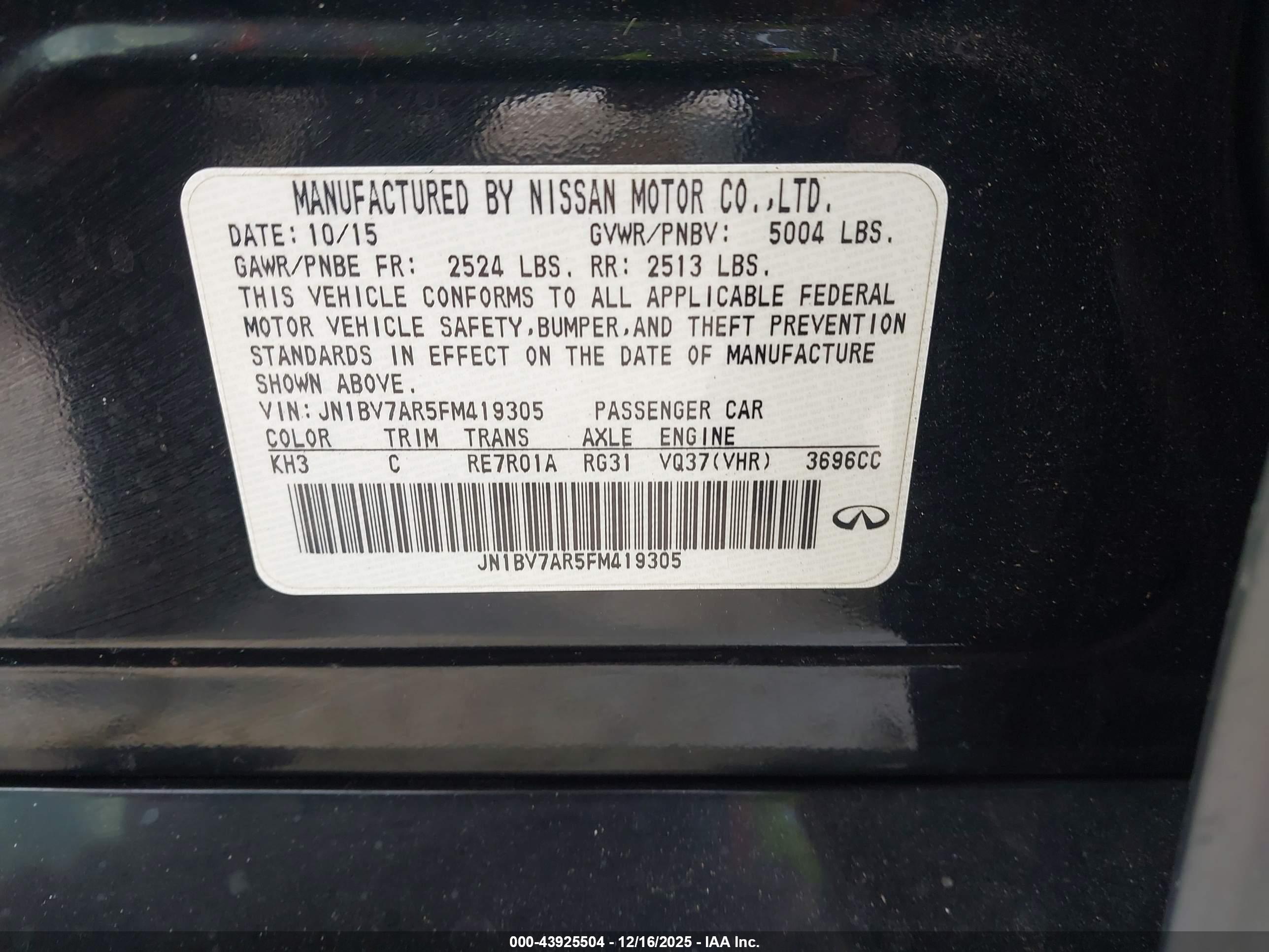 INFINITI Q50 image 9