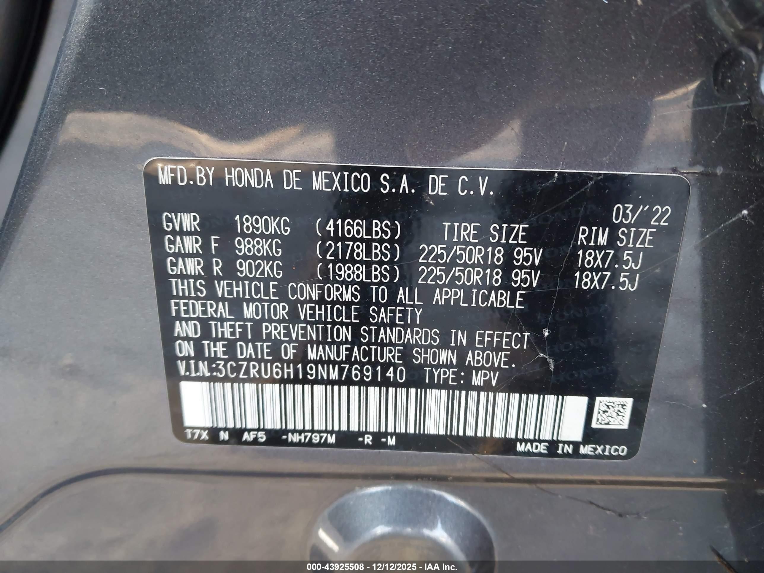 HONDA HR-V image 9