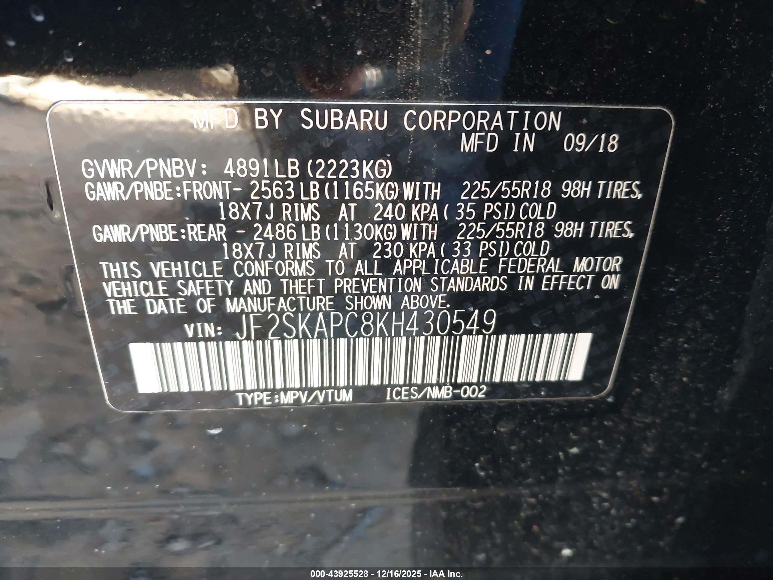 SUBARU FORESTER image 9