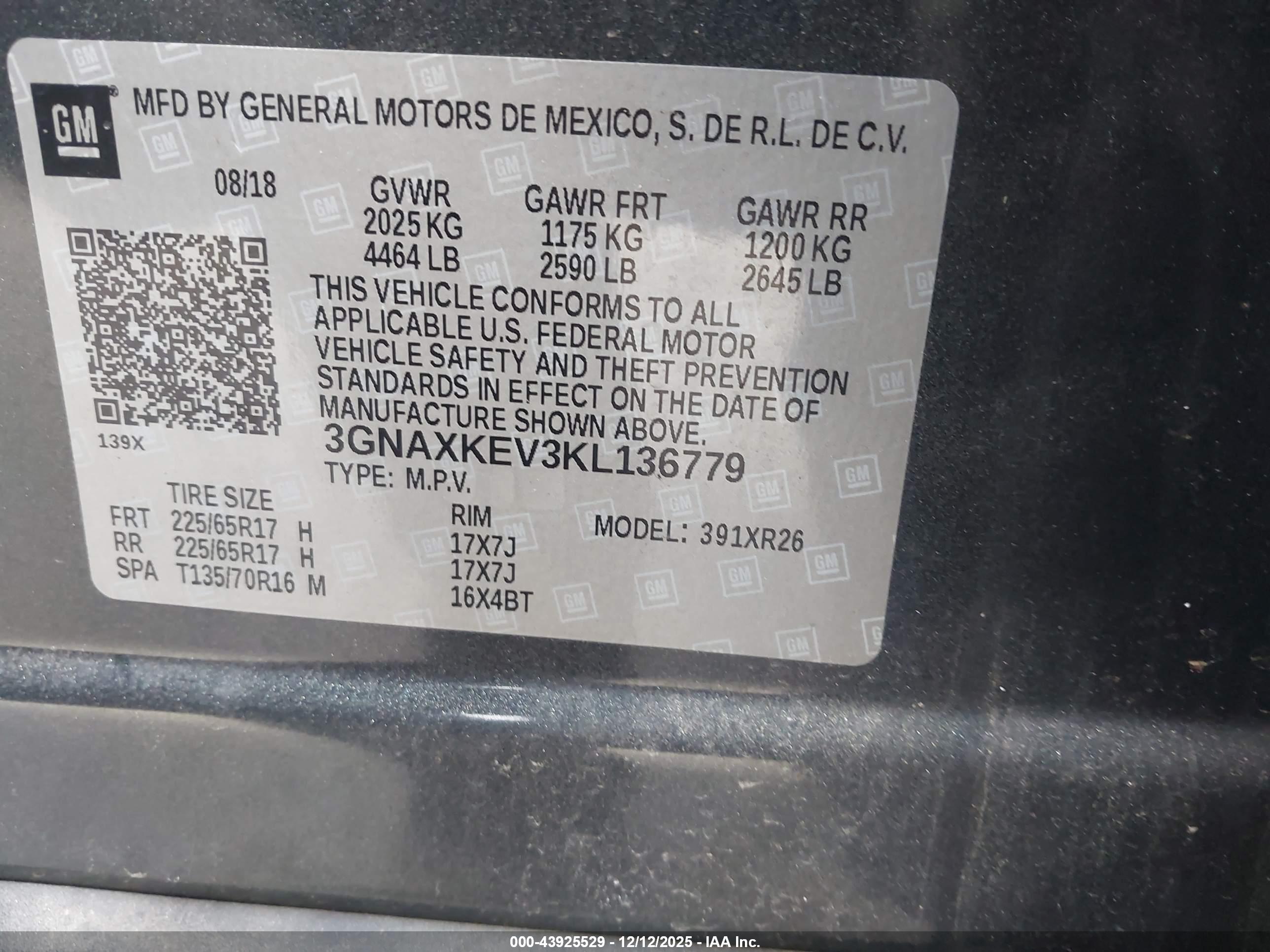 CHEVROLET EQUINOX image 9