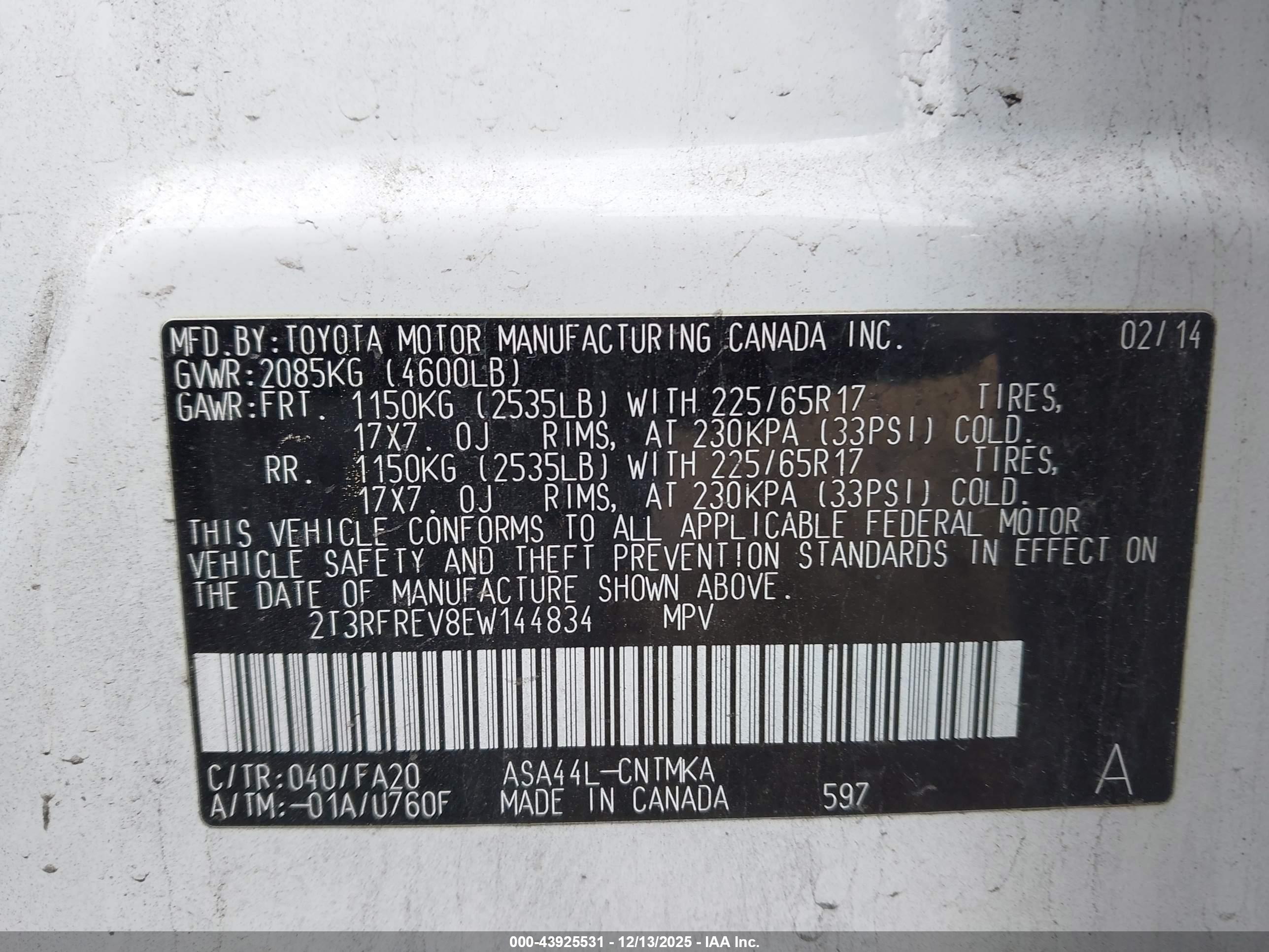 TOYOTA RAV4 image 9