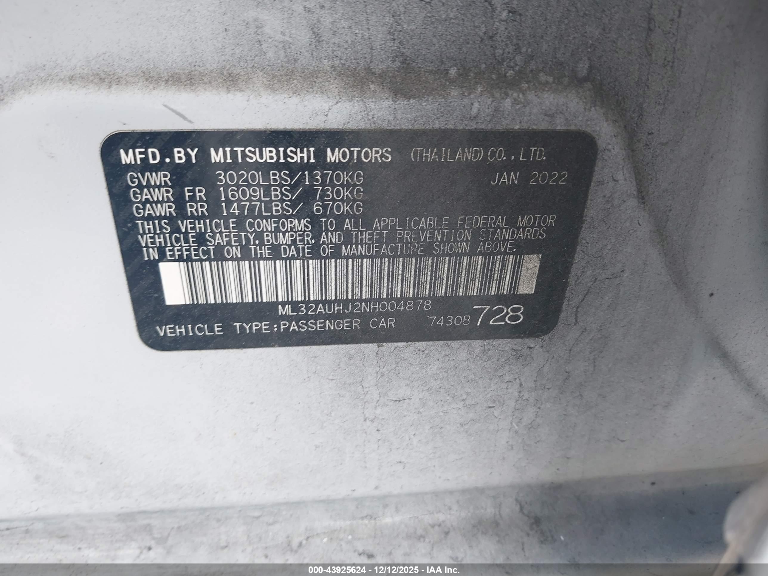 MITSUBISHI MIRAGE image 9