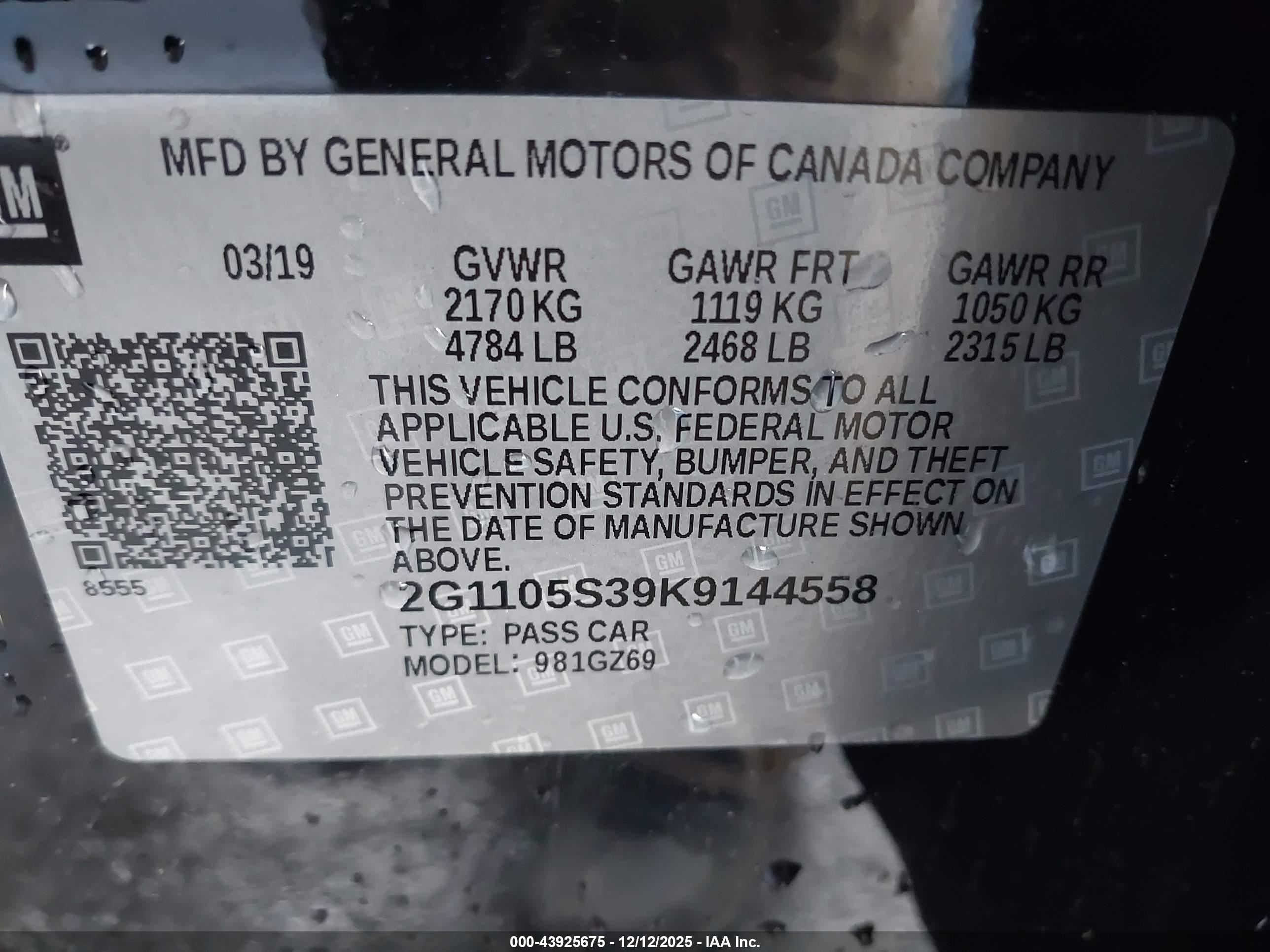 CHEVROLET IMPALA image 9