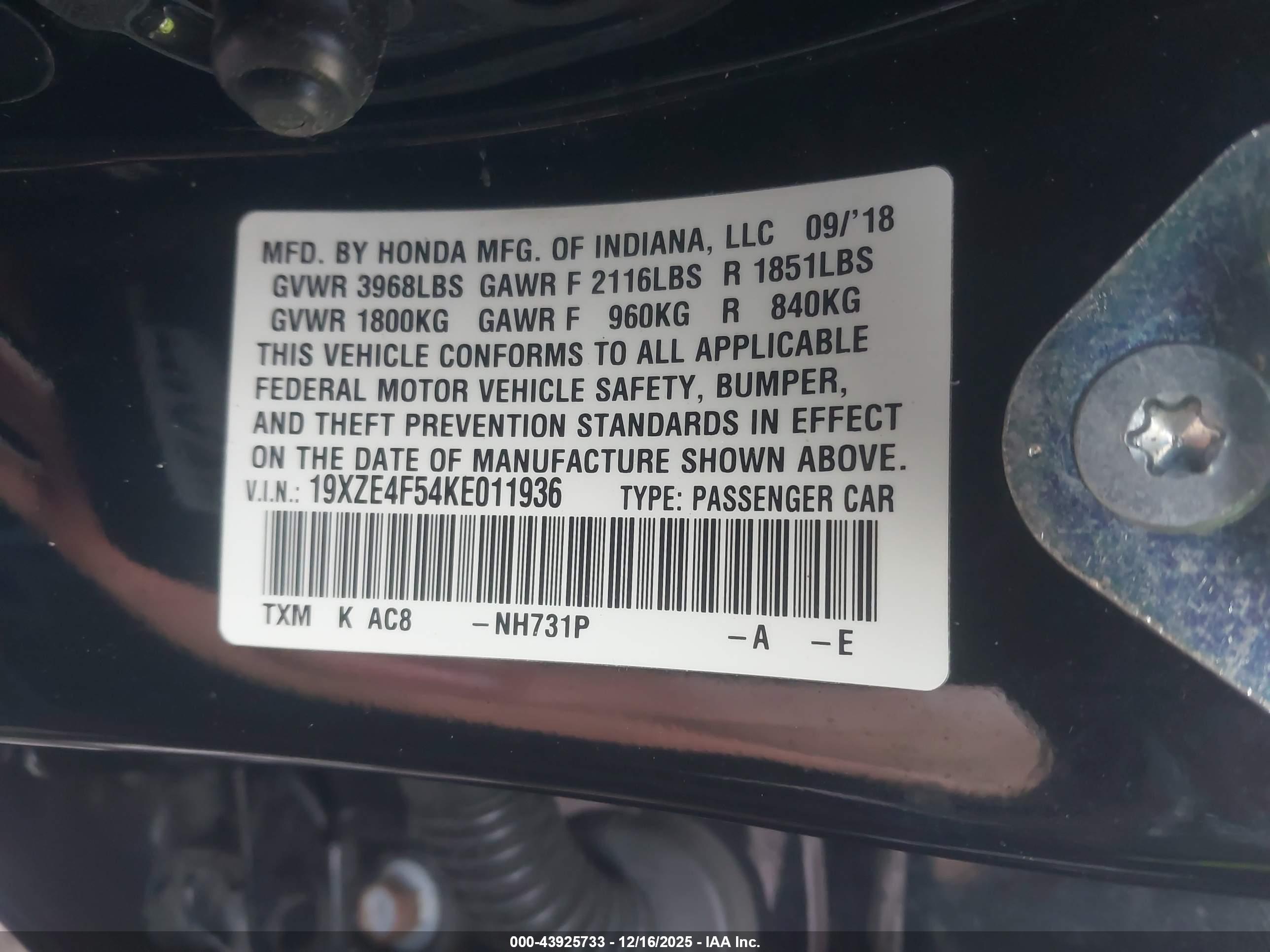 HONDA INSIGHT image 9