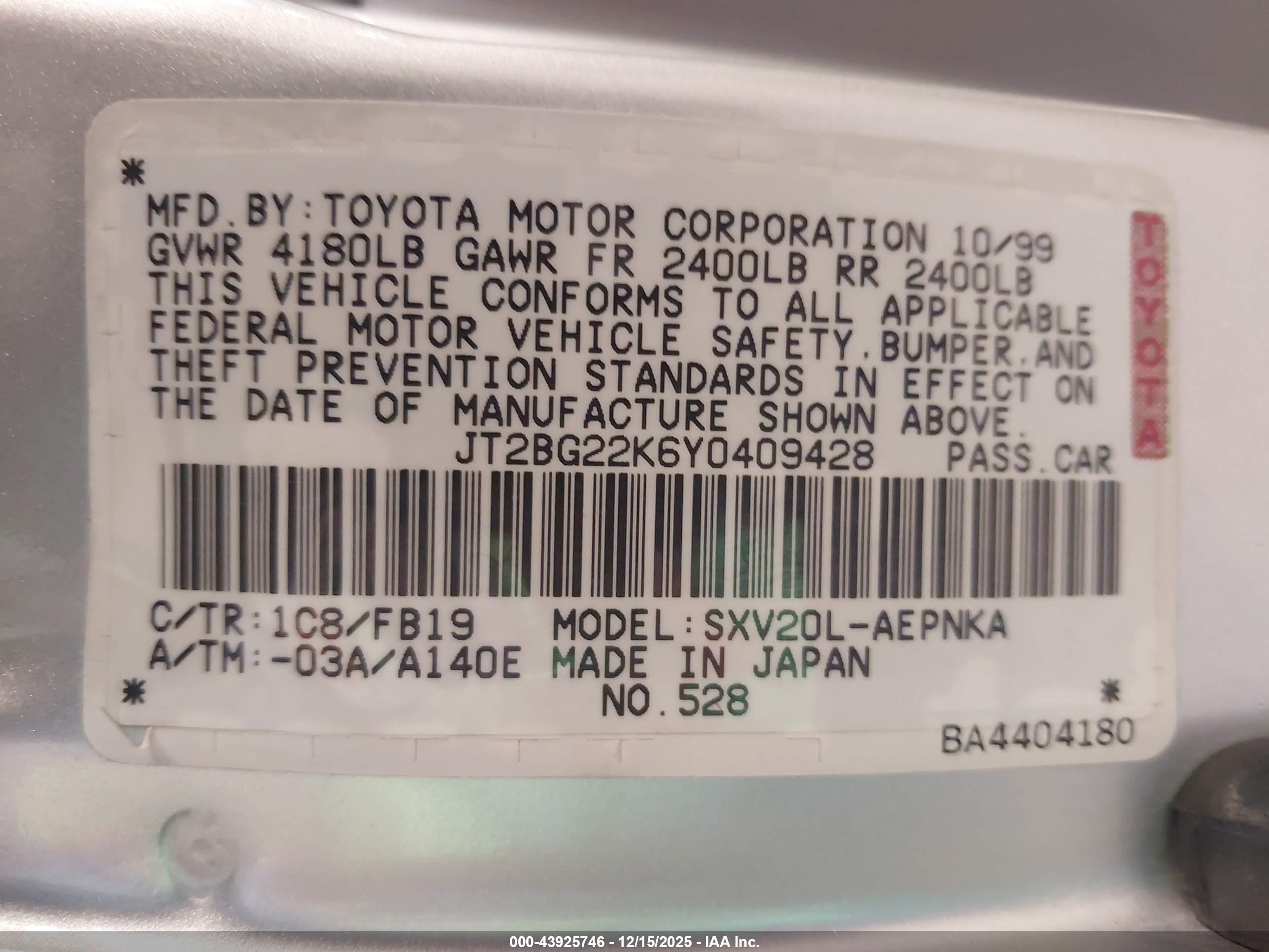 TOYOTA CAMRY image 9