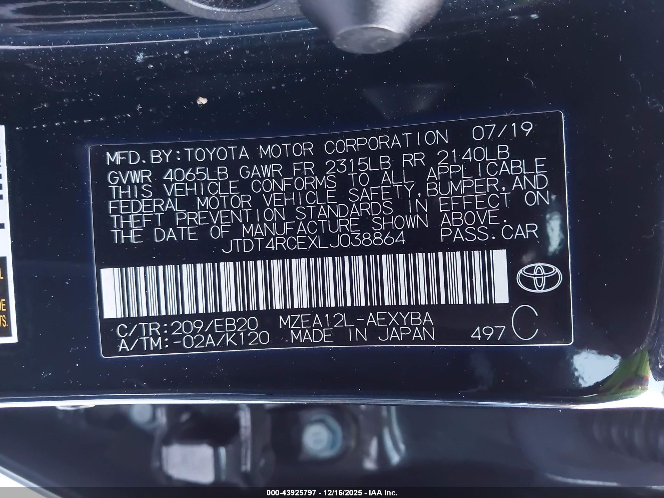 TOYOTA COROLLA image 9