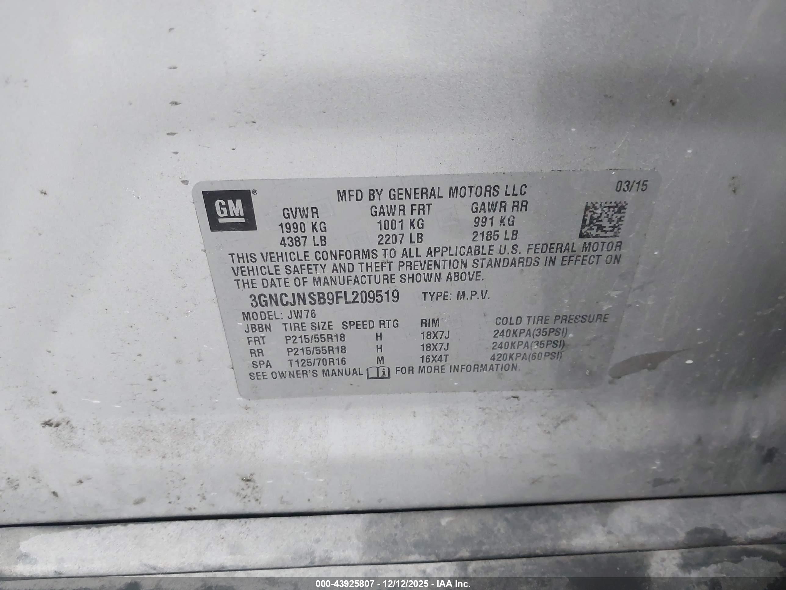 CHEVROLET TRAX image 9