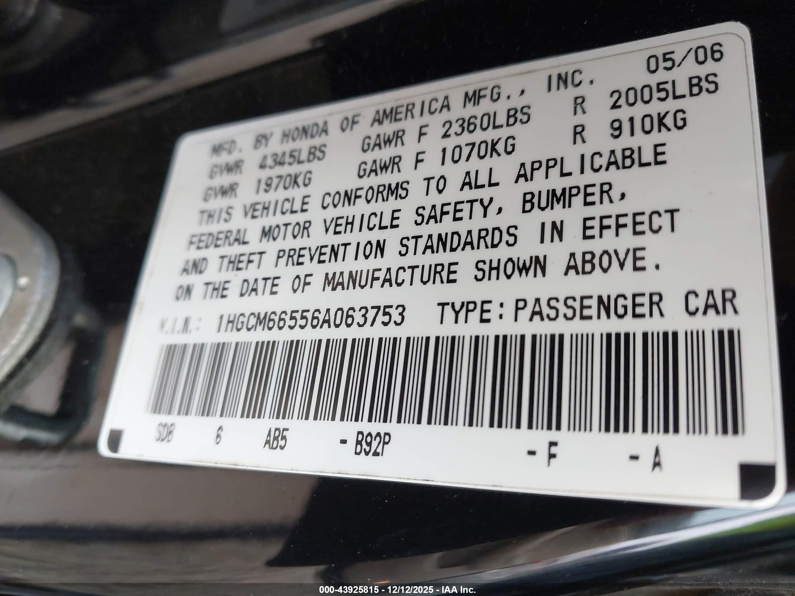 HONDA ACCORD image 9