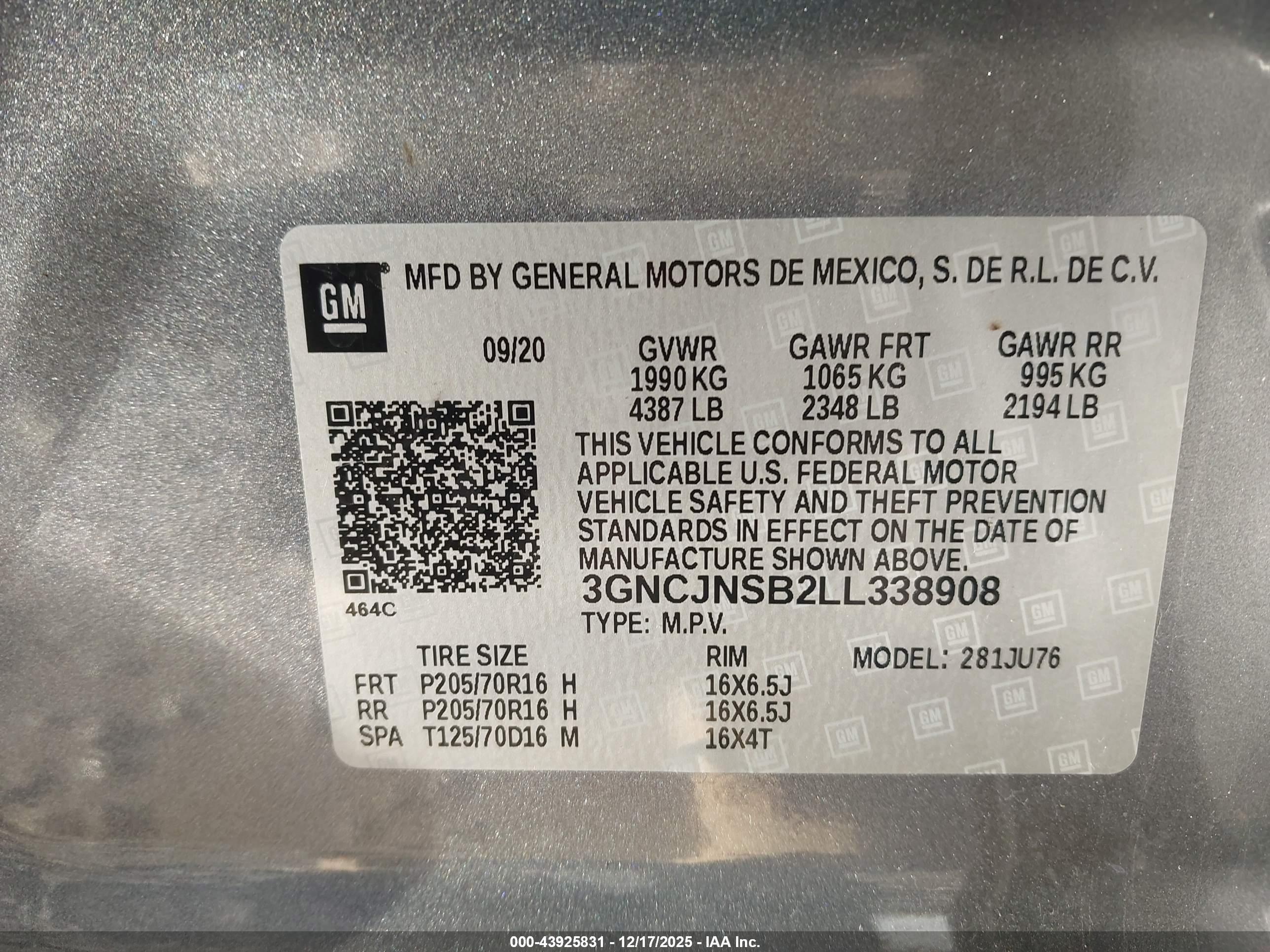 CHEVROLET TRAX image 9