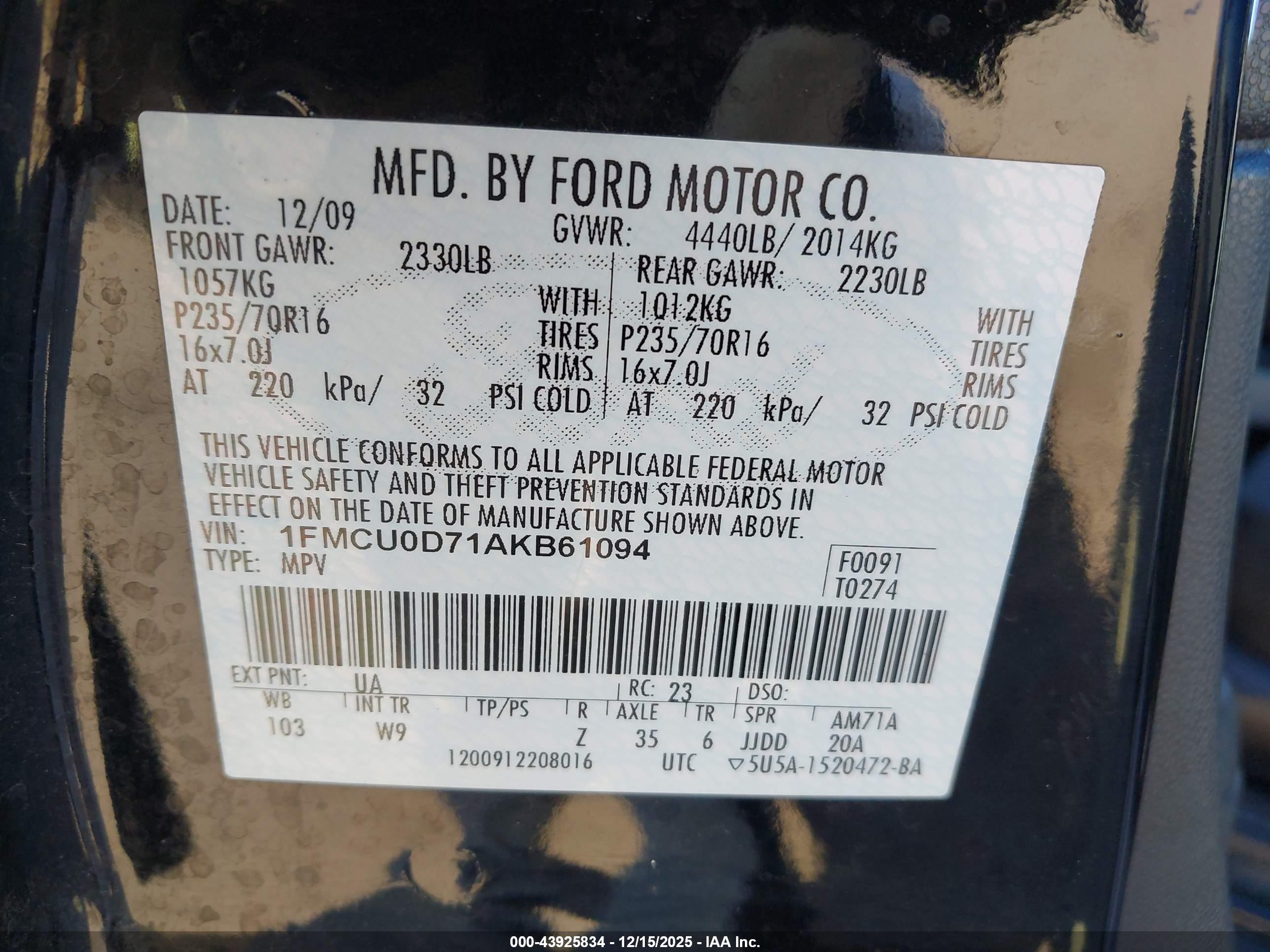 FORD ESCAPE image 9