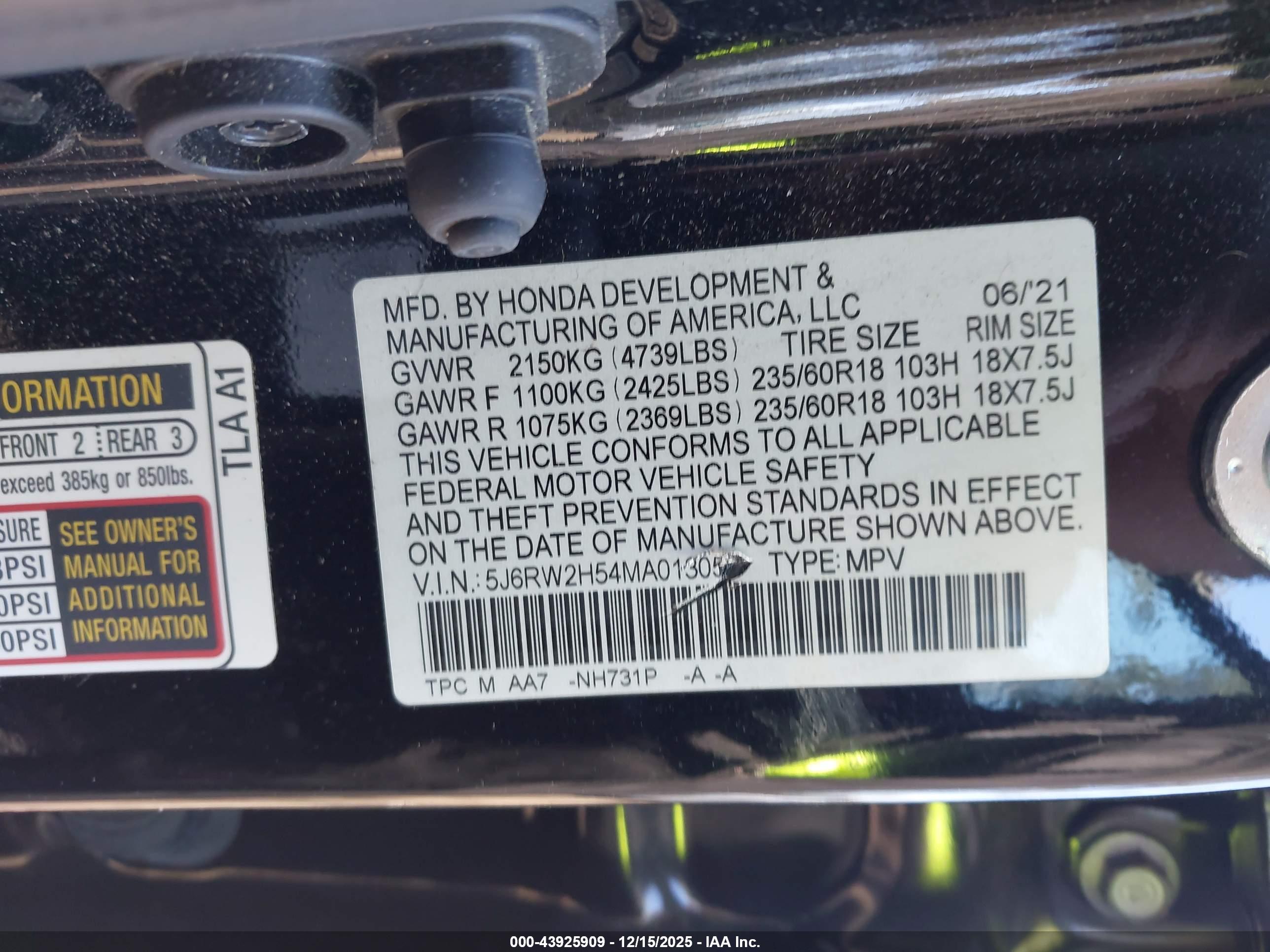 HONDA CR-V image 9