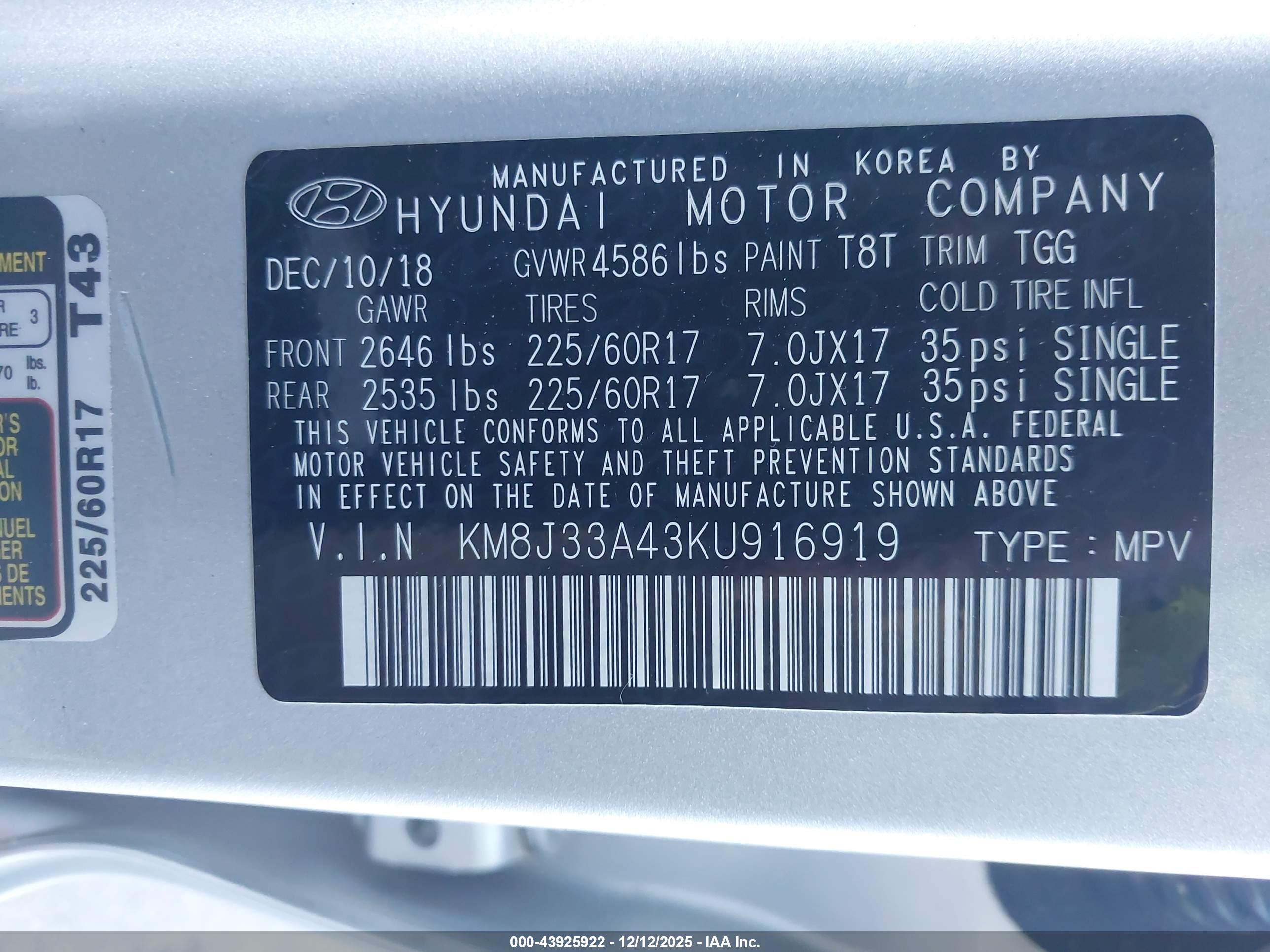 HYUNDAI TUCSON image 9