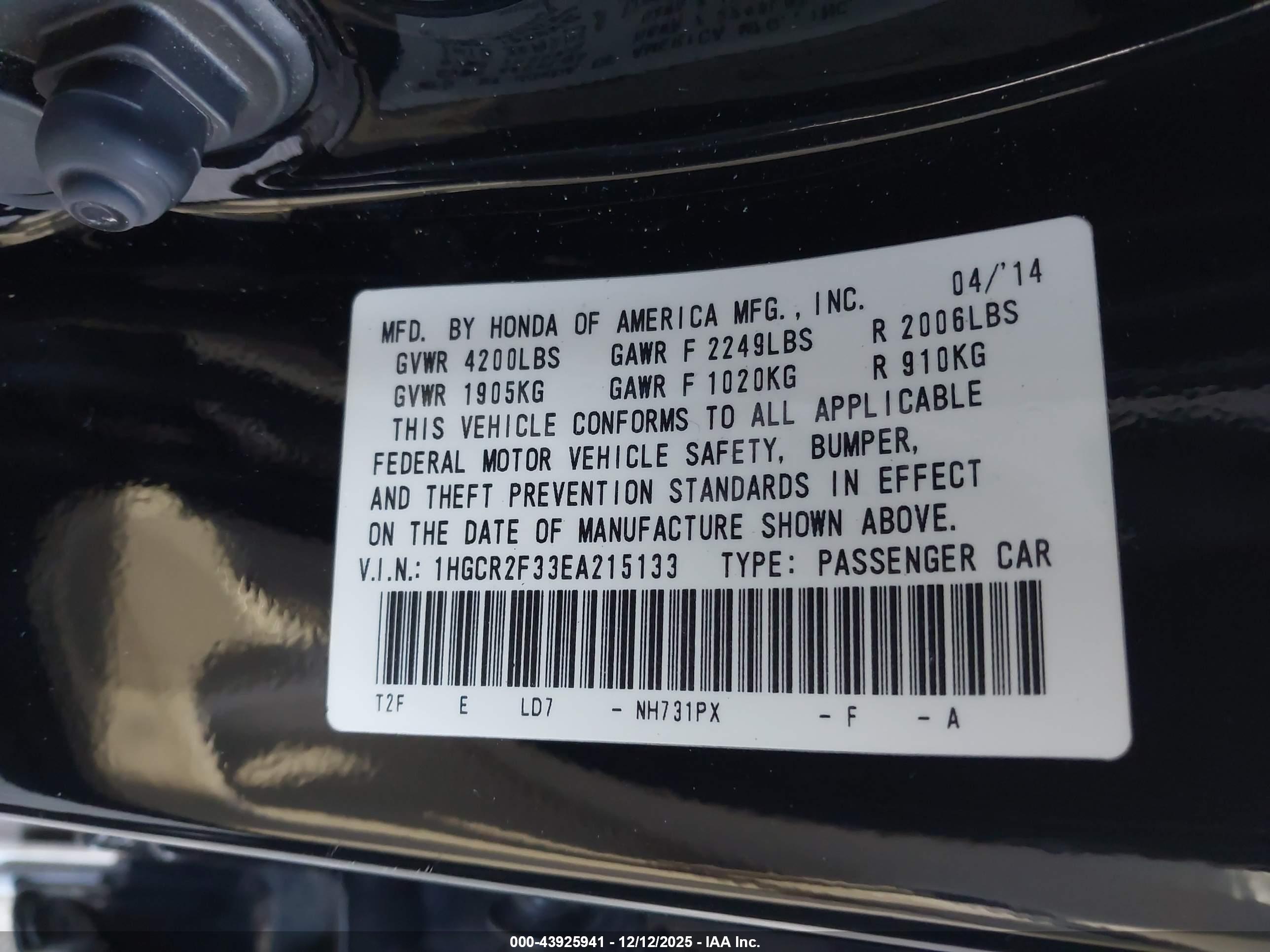 HONDA ACCORD image 9