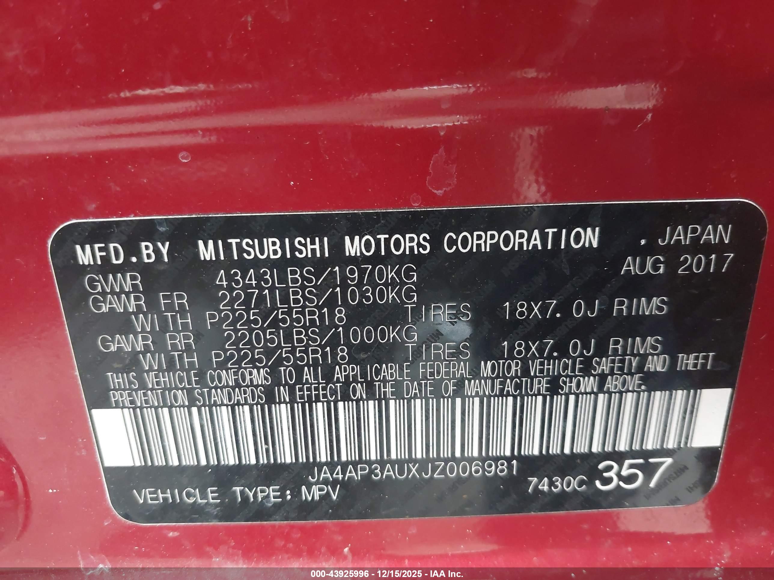 MITSUBISHI OUTLANDER image 9