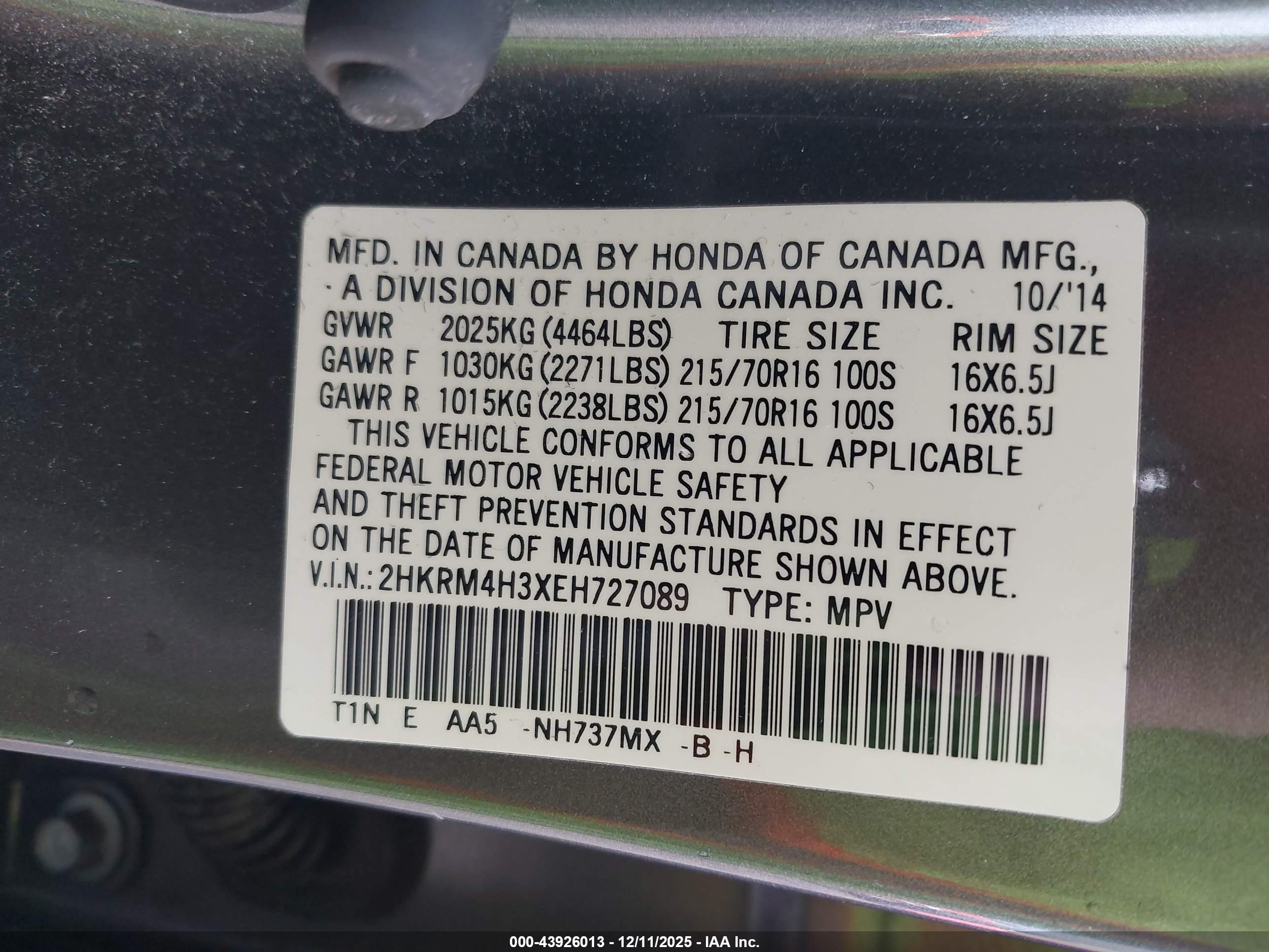 HONDA CR-V image 9