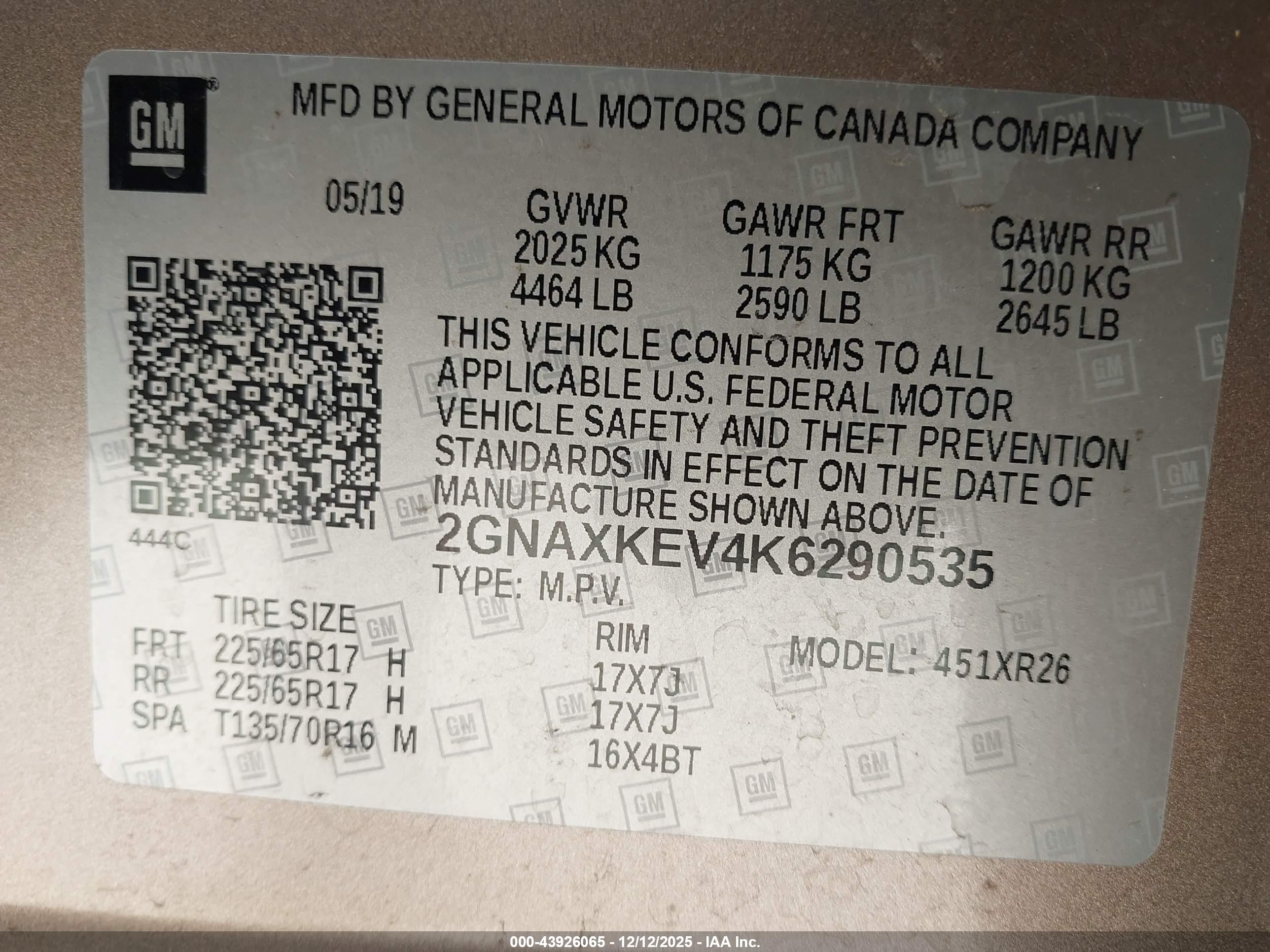 CHEVROLET EQUINOX image 9