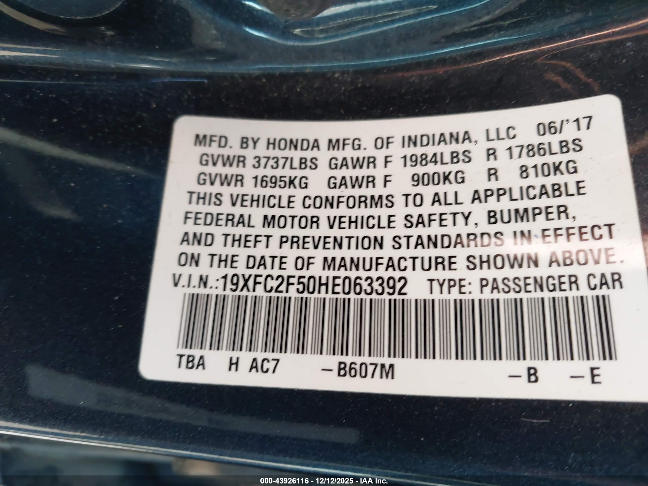 HONDA CIVIC image 9