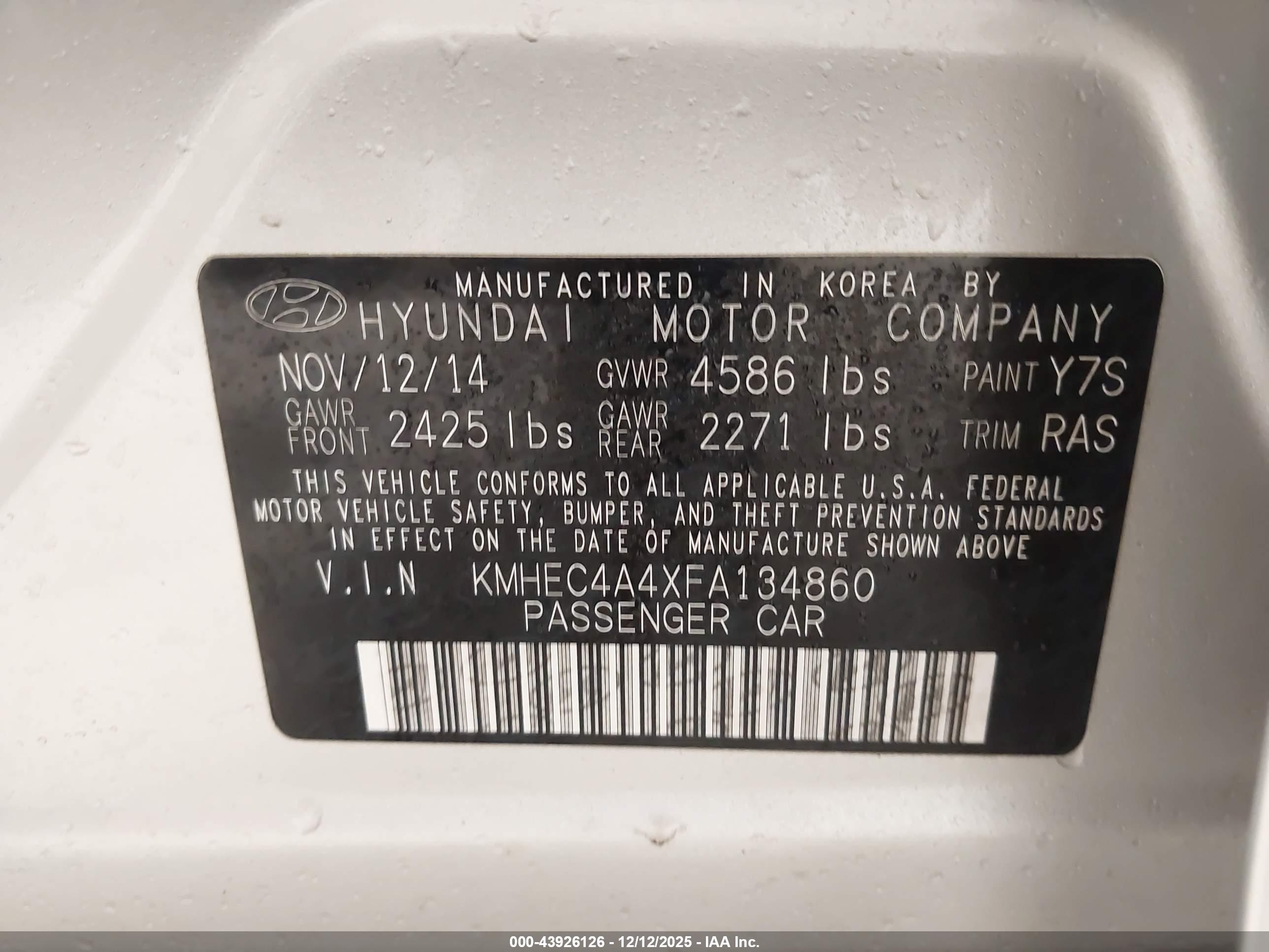 HYUNDAI SONATA image 9