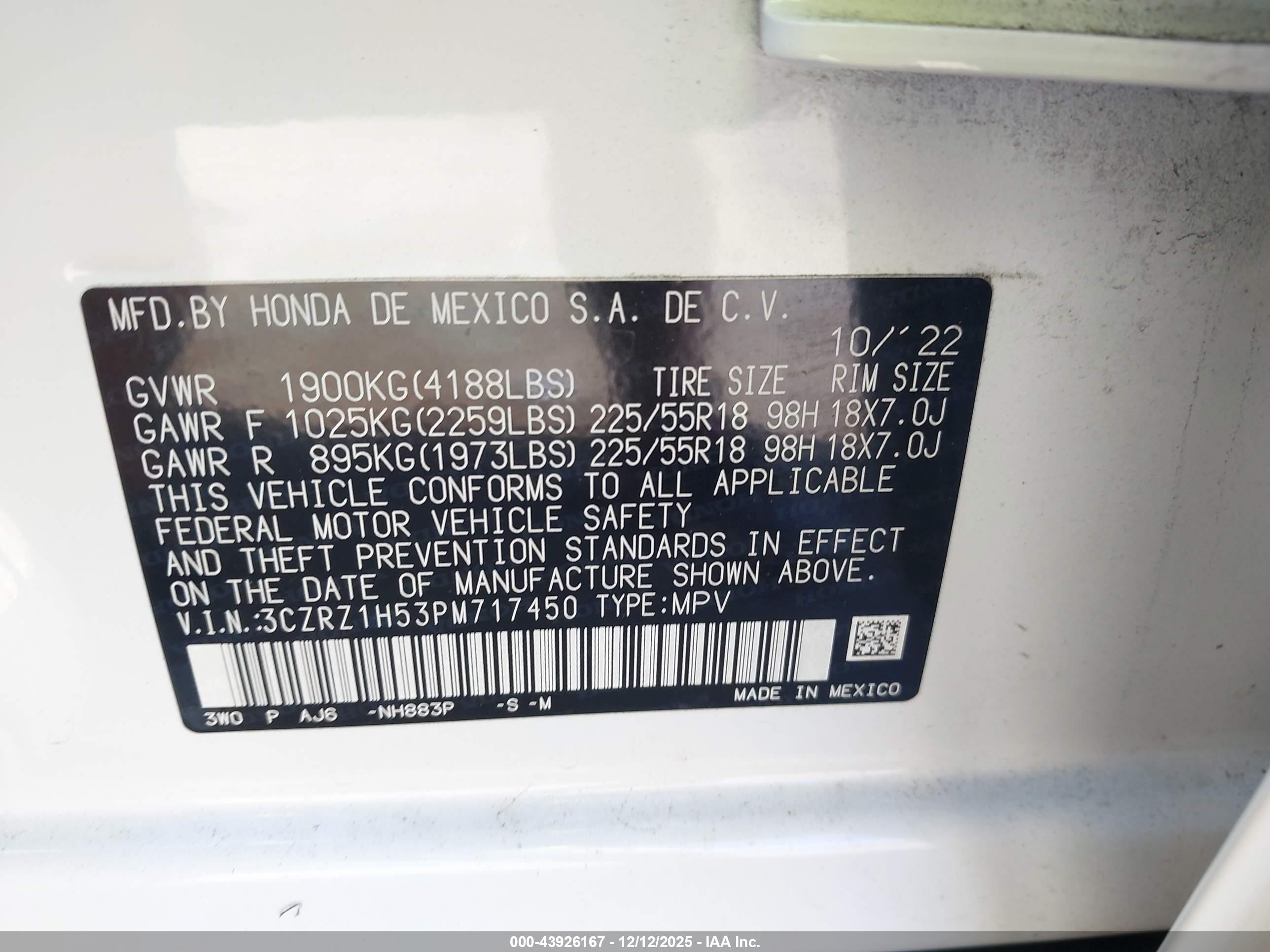 HONDA HR-V image 9