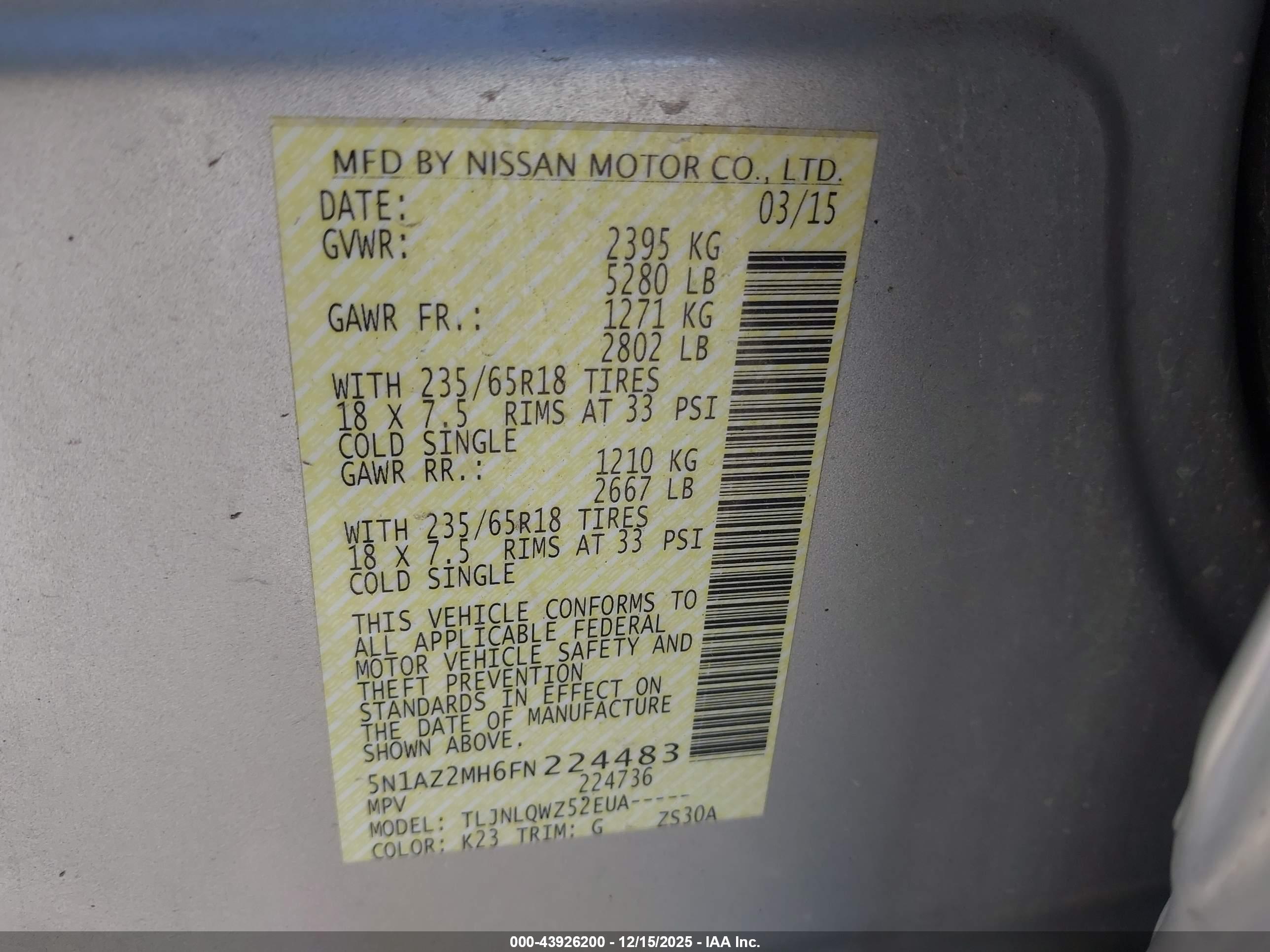 NISSAN MURANO image 9