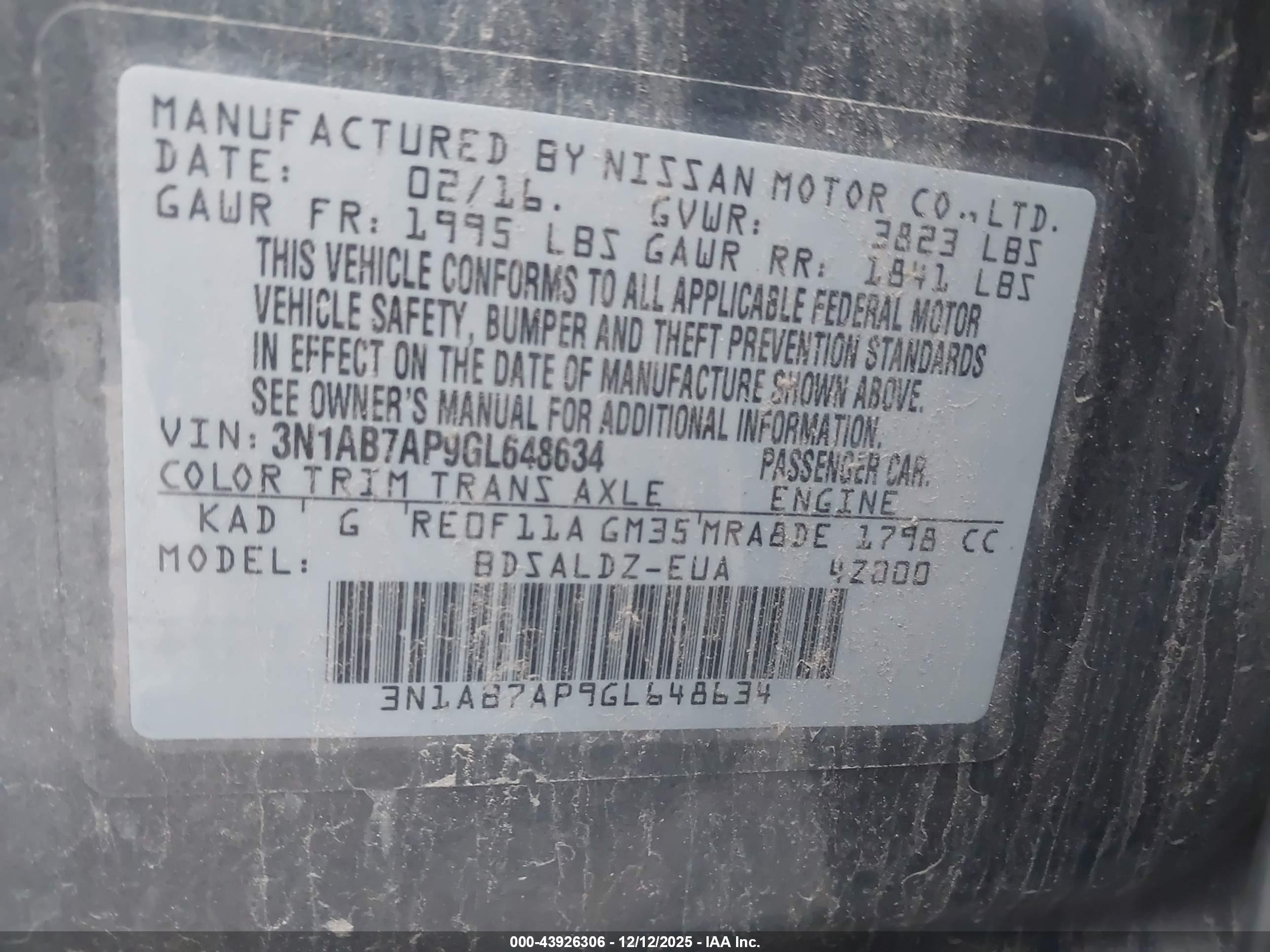 NISSAN SENTRA image 9