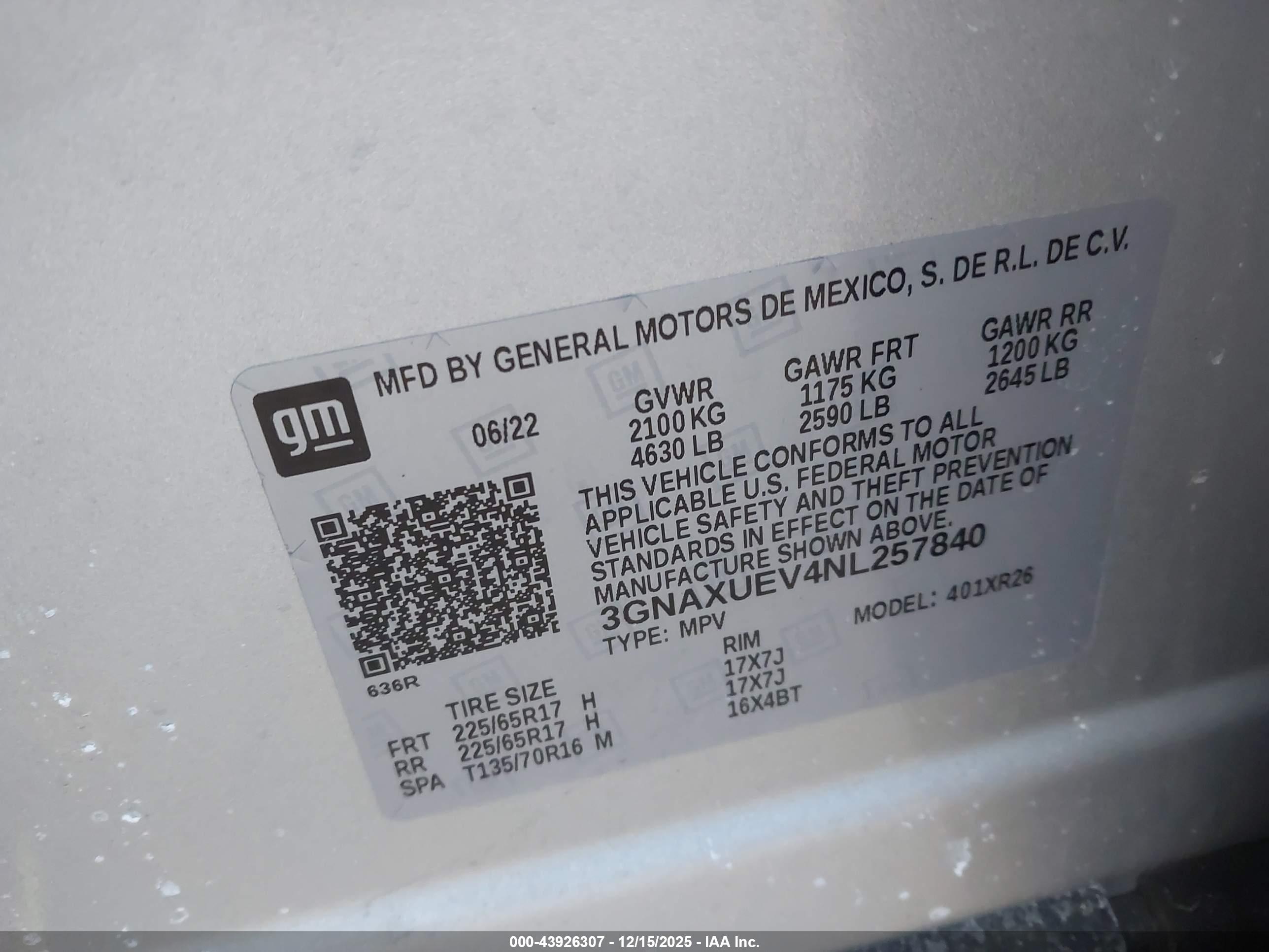 CHEVROLET EQUINOX image 9