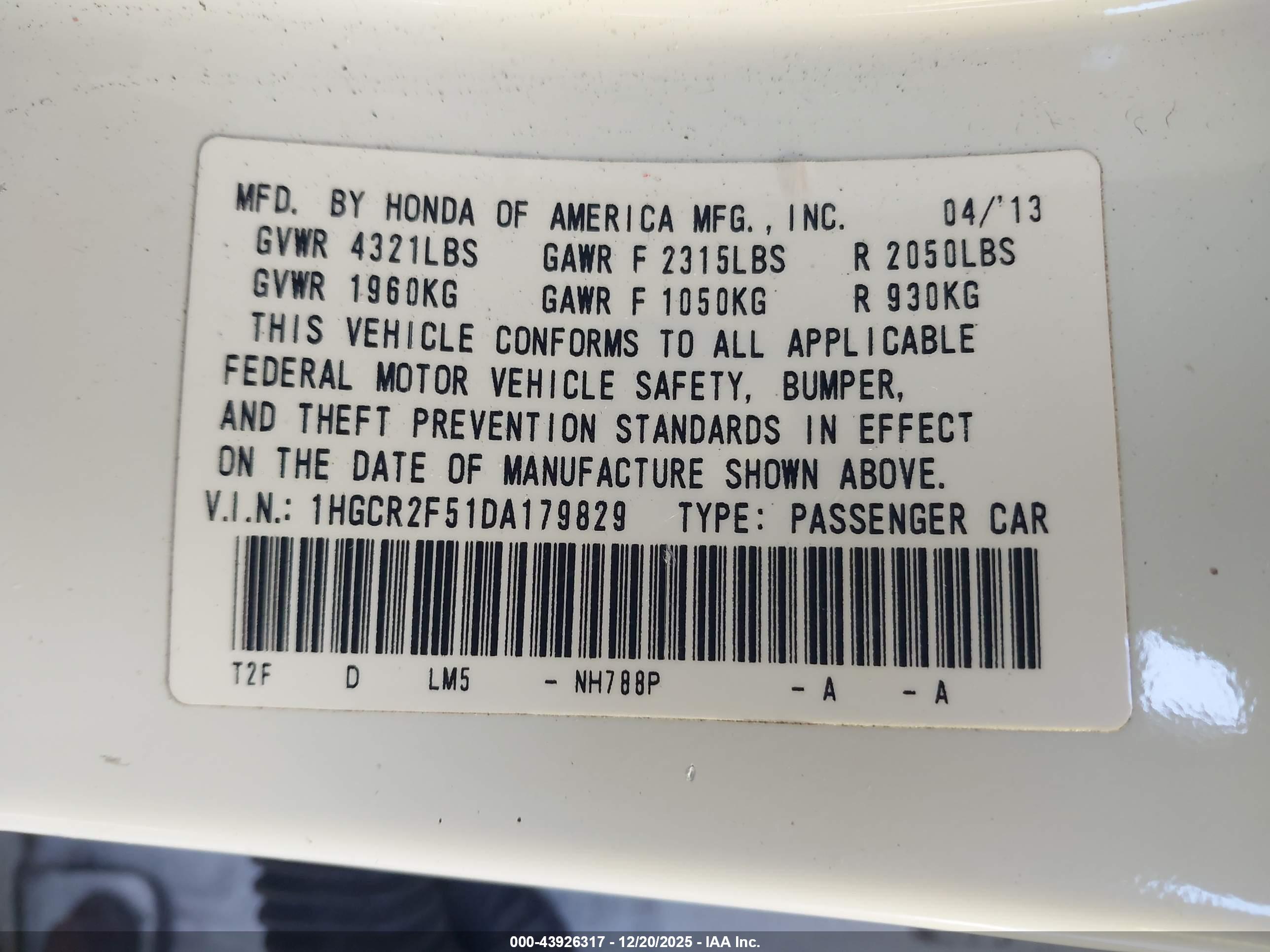 HONDA ACCORD image 9