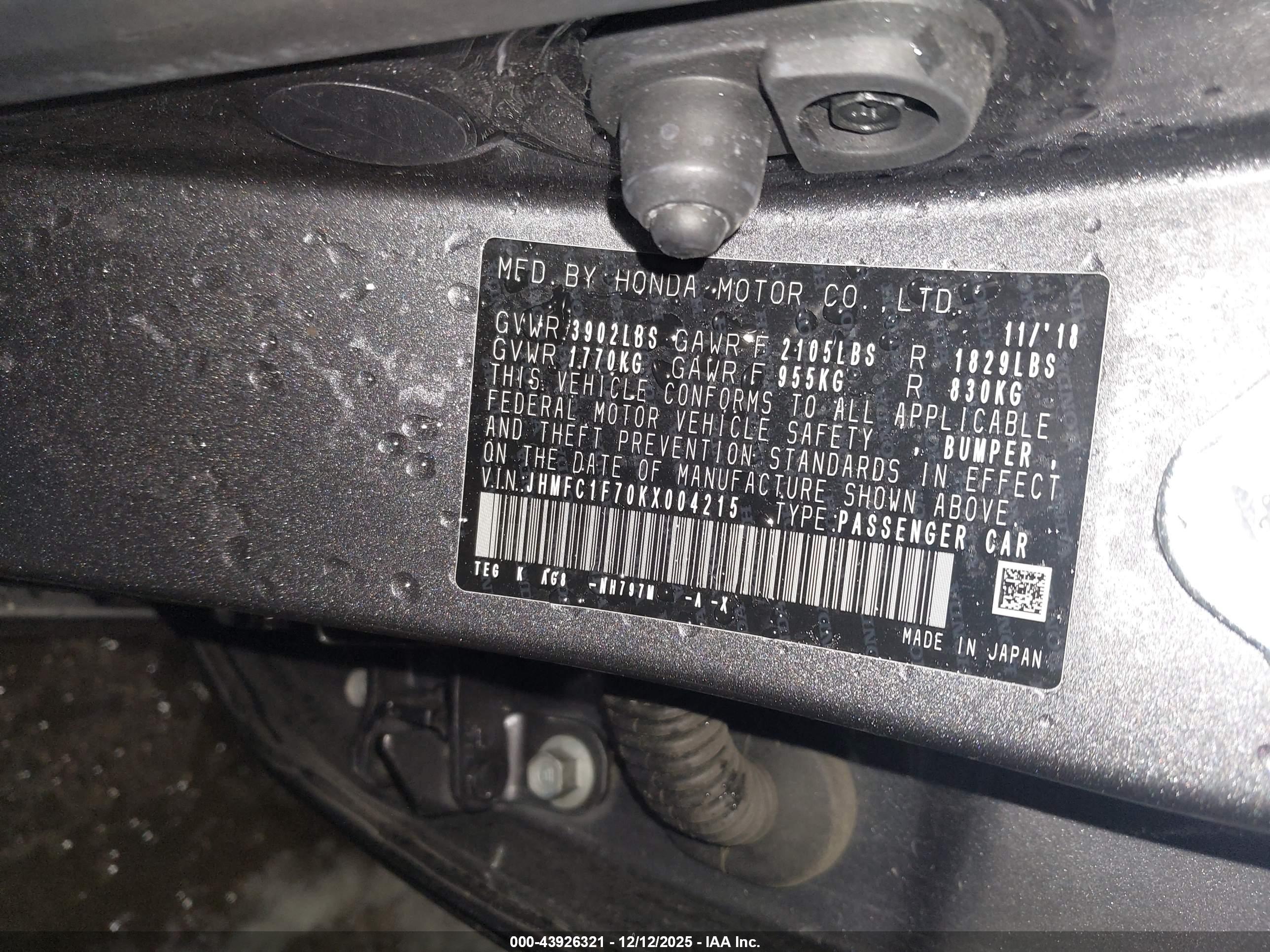 HONDA CIVIC image 9