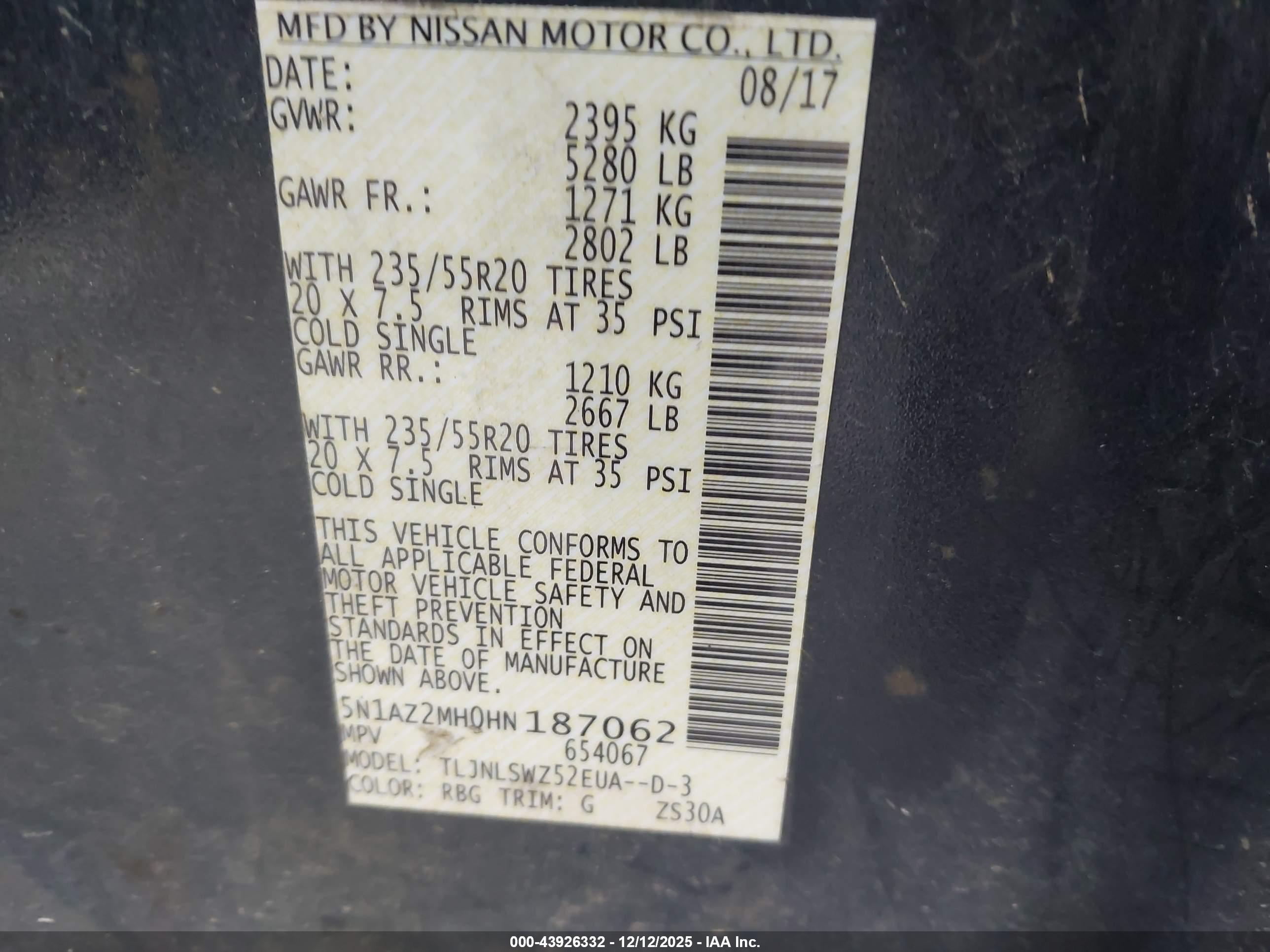 NISSAN MURANO image 9