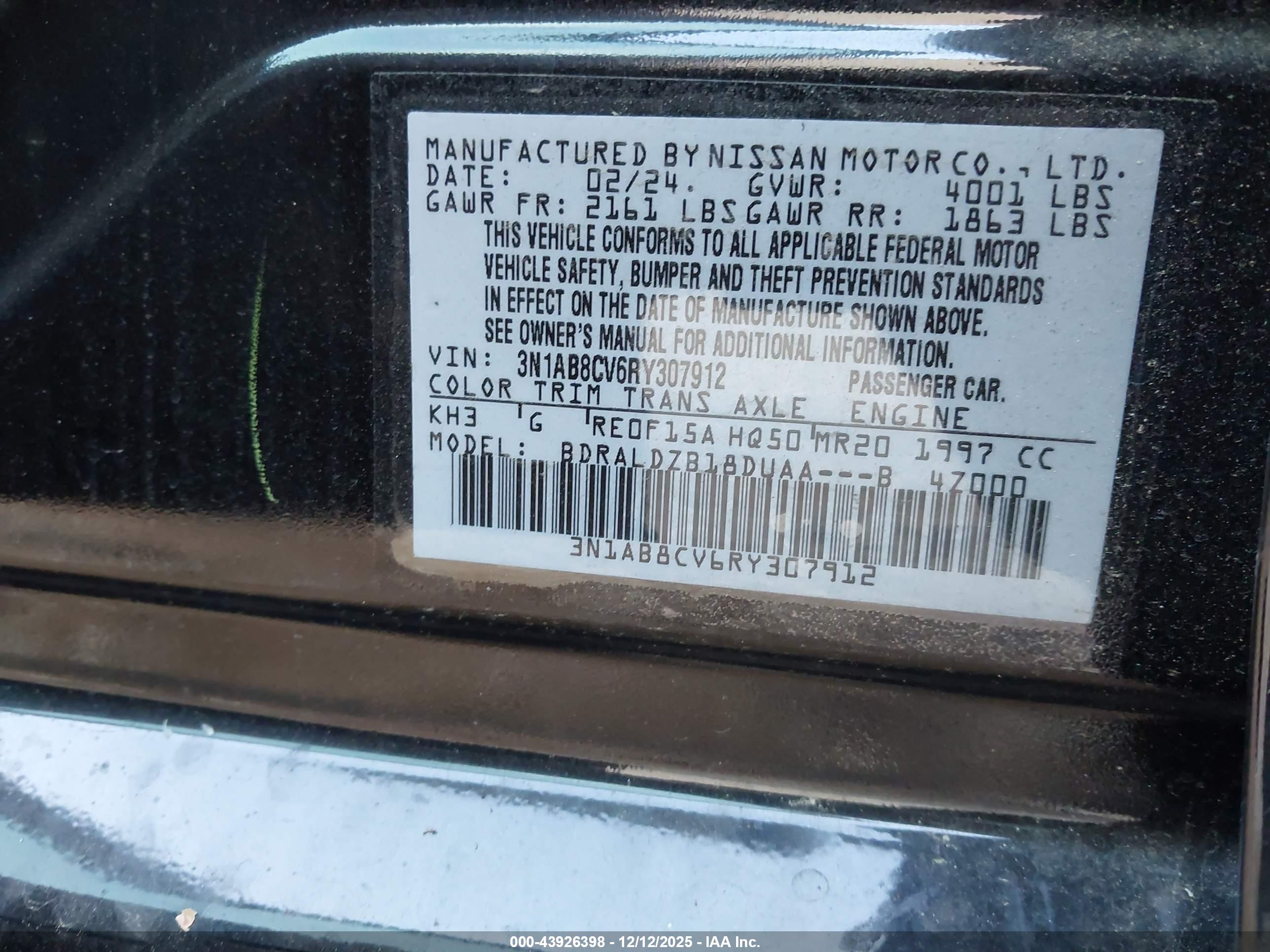 NISSAN SENTRA image 9