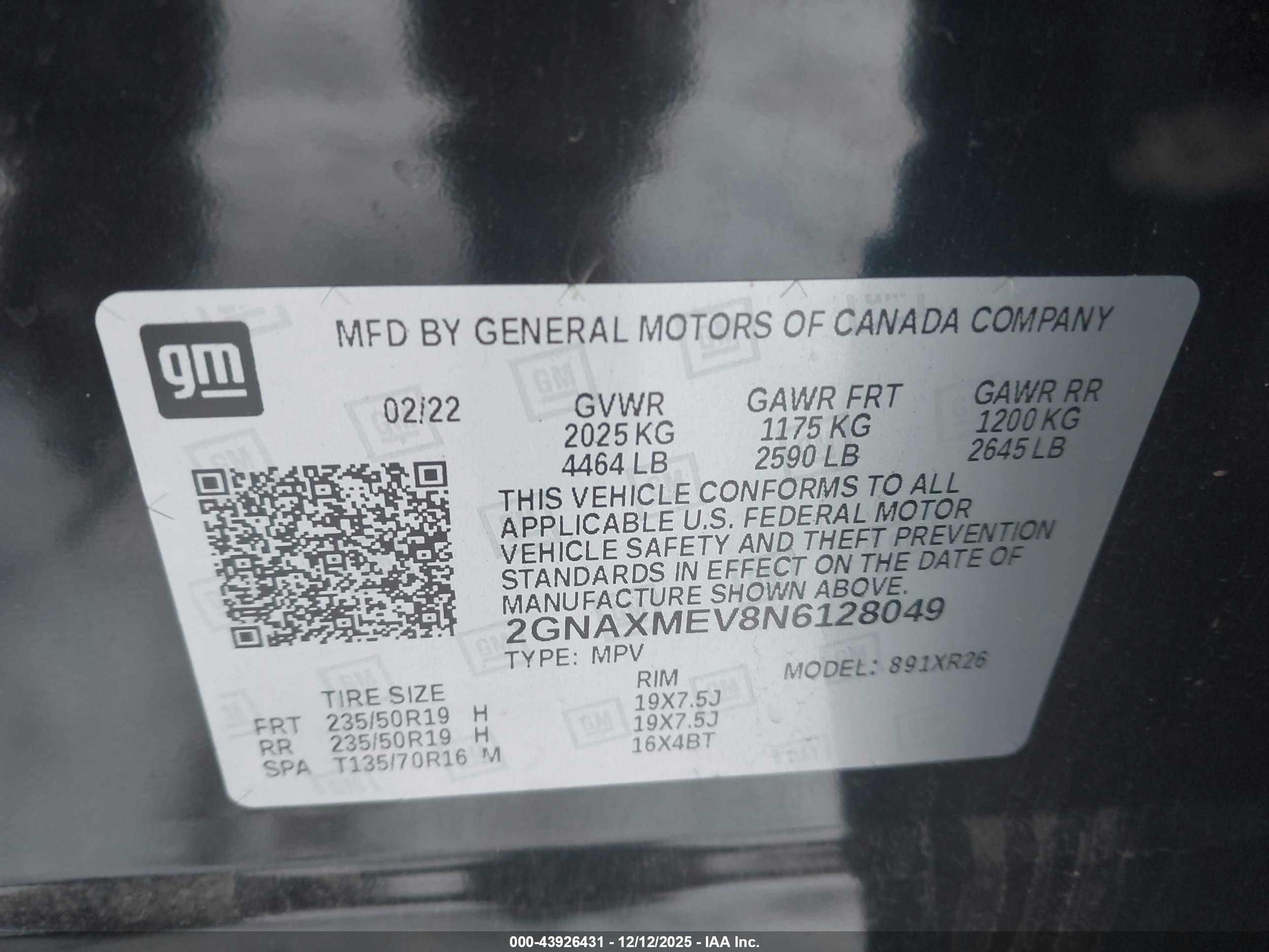CHEVROLET EQUINOX image 9