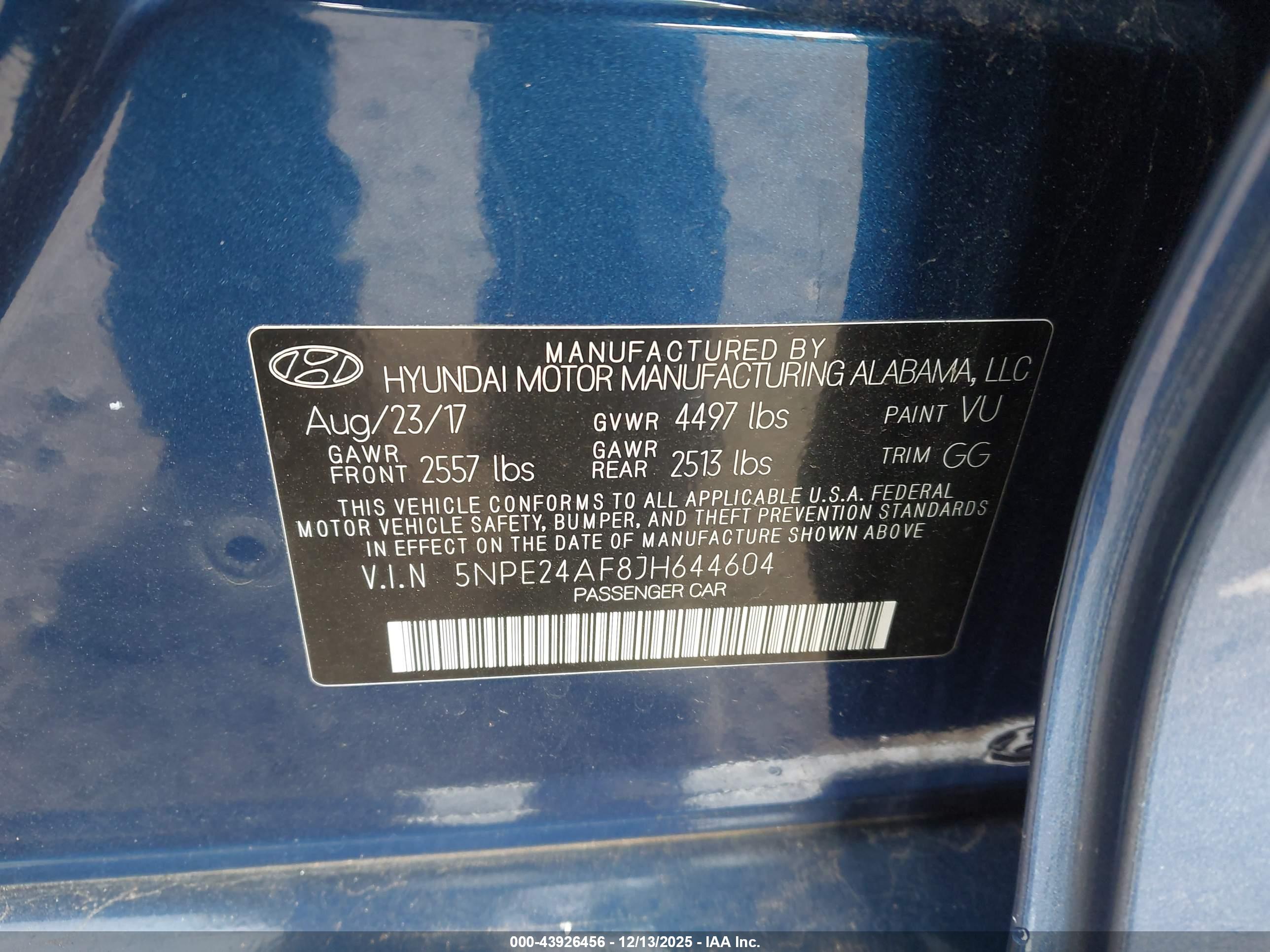 HYUNDAI SONATA image 9
