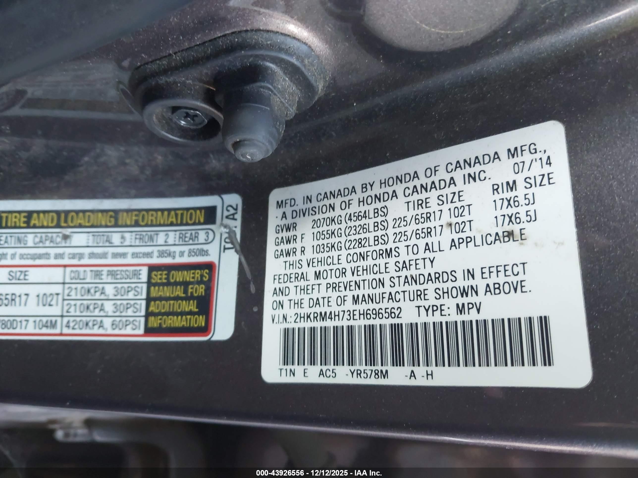 HONDA CR-V image 9