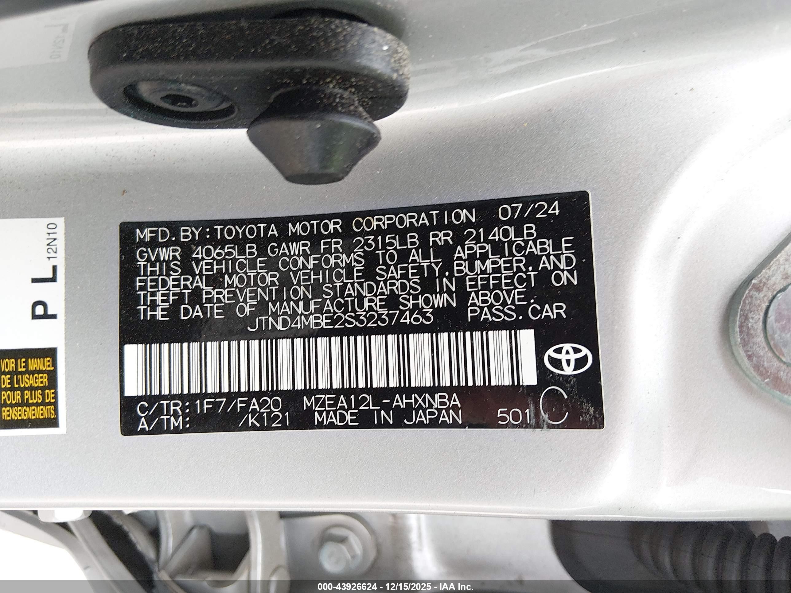 TOYOTA COROLLA image 9